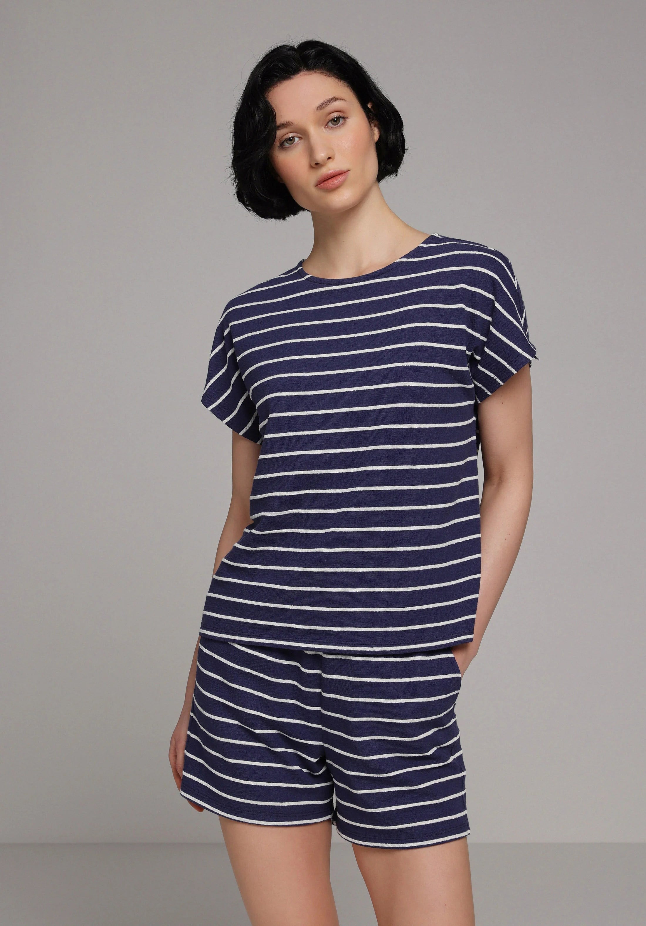ÖRME KADIN KISA KOL T-SHIRT Regular Fit