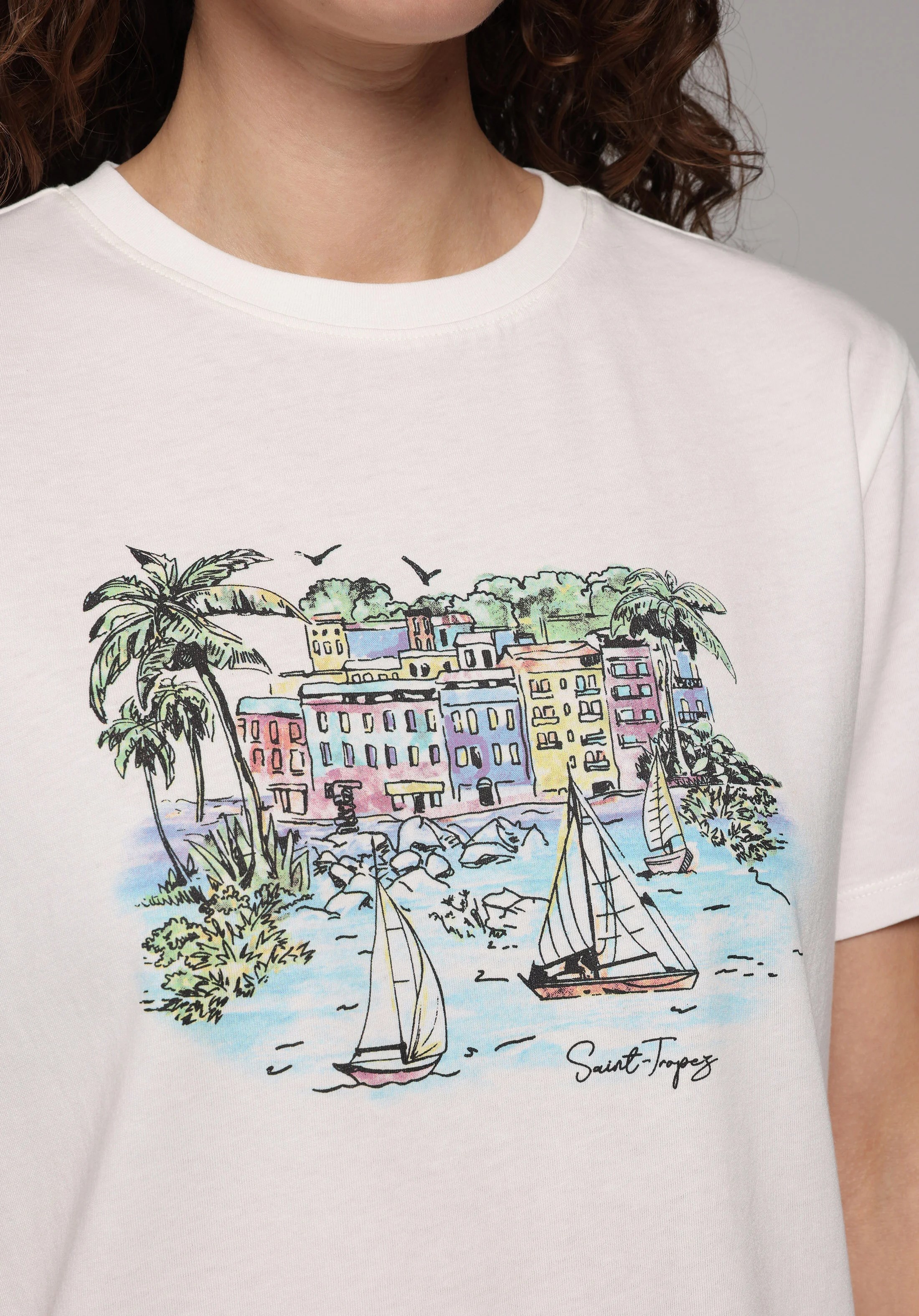 ÖRME KADIN KISA KOL T-SHIRT Regular Fit