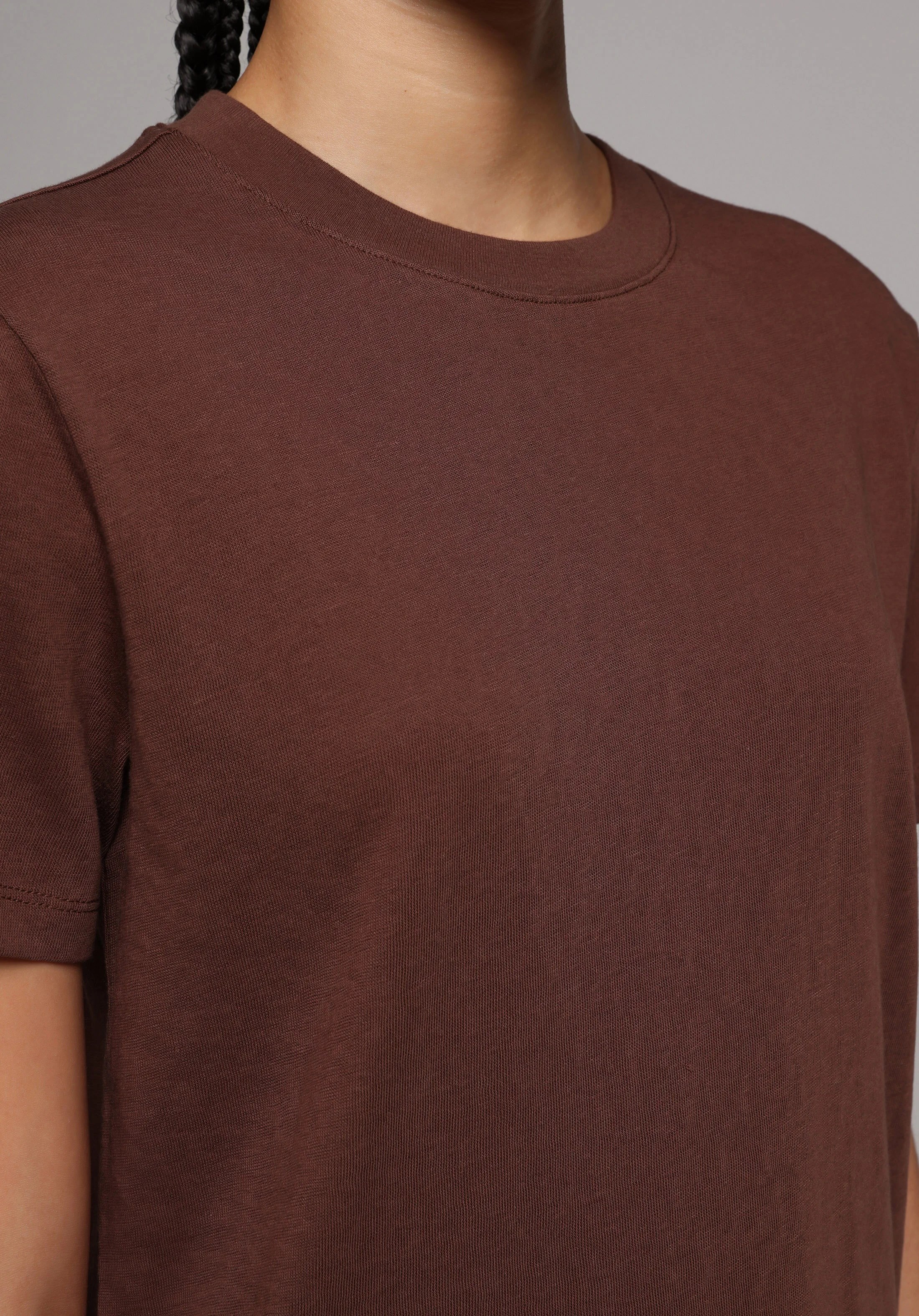 ÖRME KADIN KISA KOL T-SHIRT Regular Fit