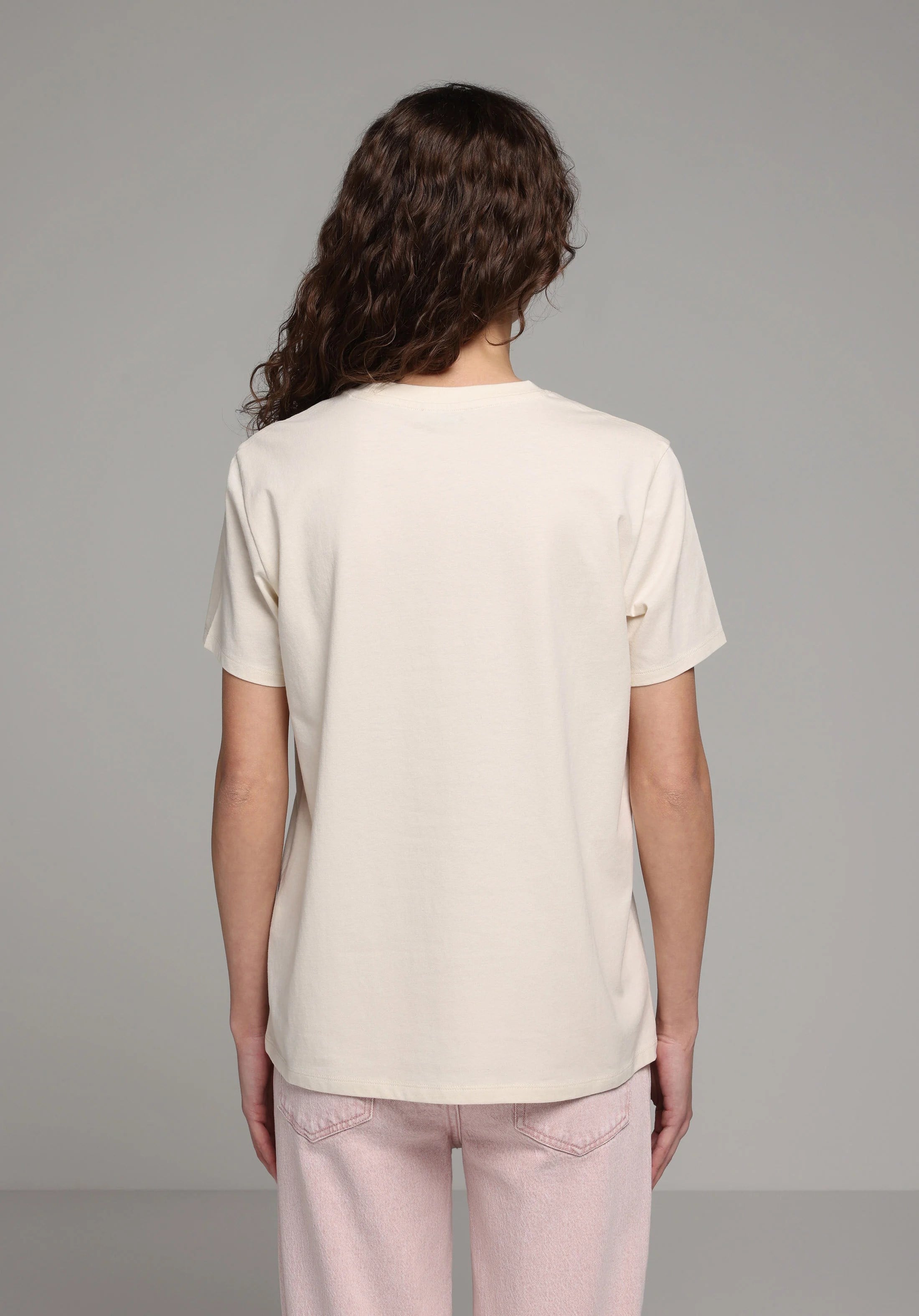 ÖRME KADIN KISA KOL T-SHIRT Regular Fit
