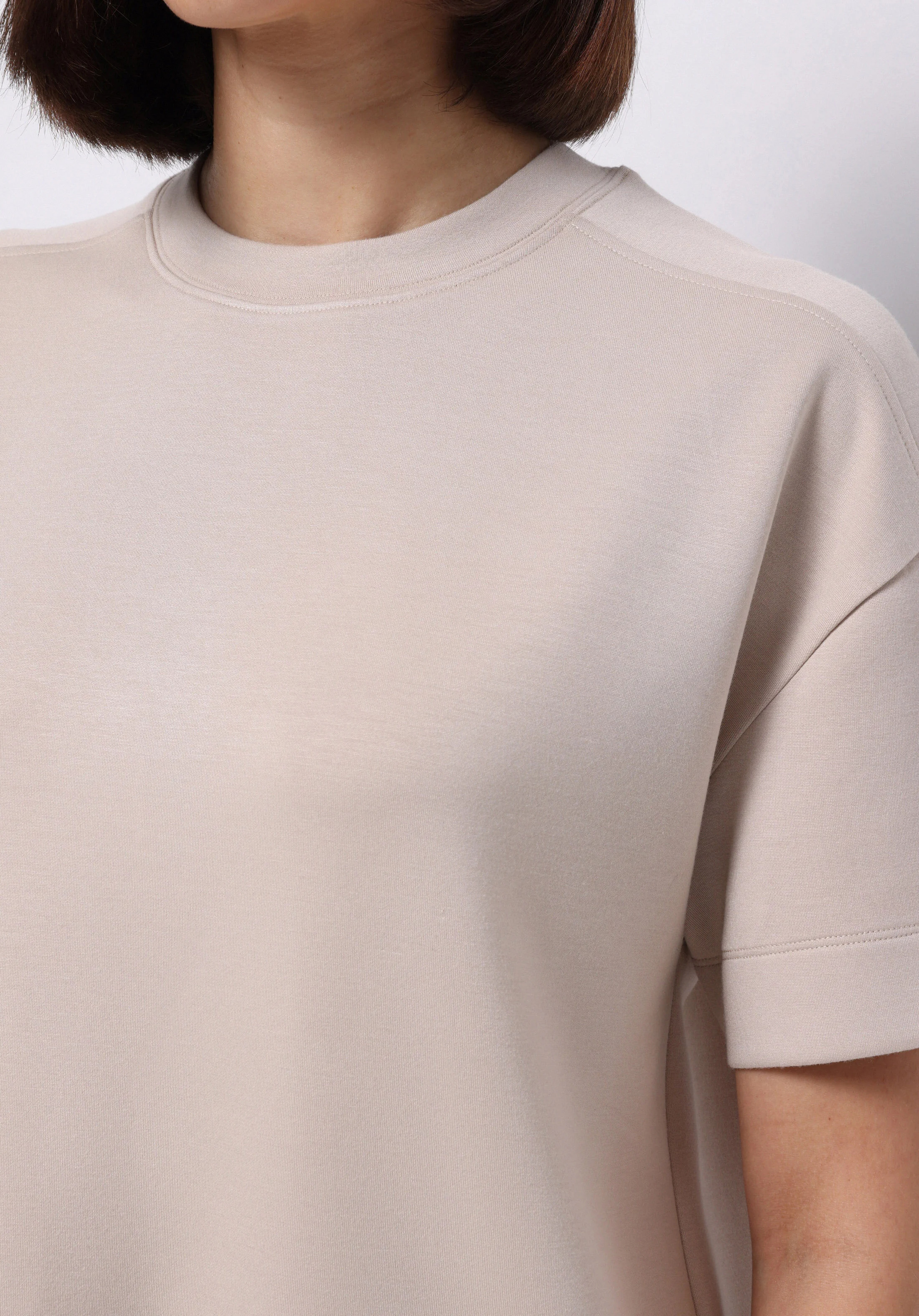 ÖRME KADIN KISA KOL T-SHIRT Regular Fit