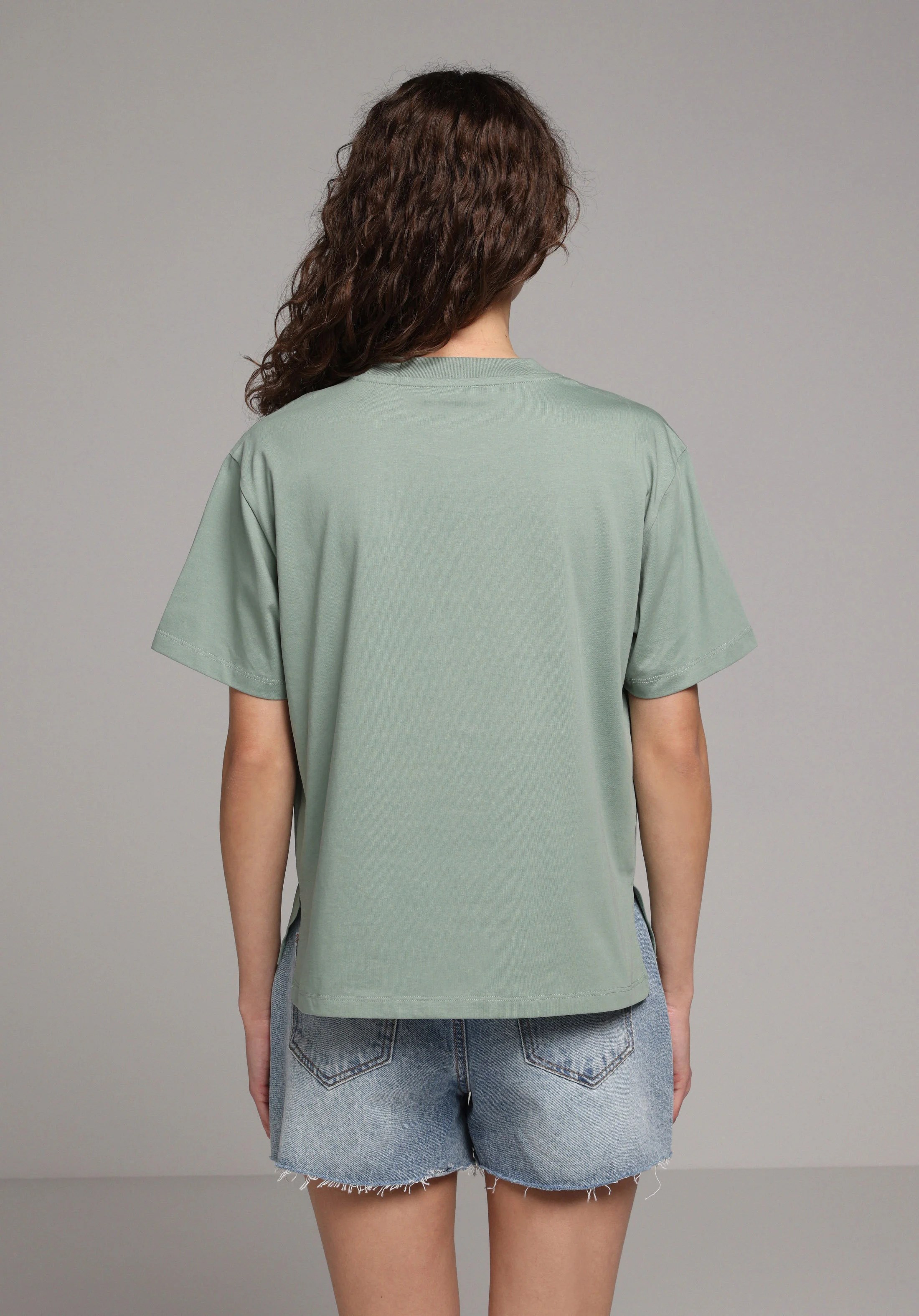 ÖRME KADIN KISA KOL T-SHIRT Regular Fit