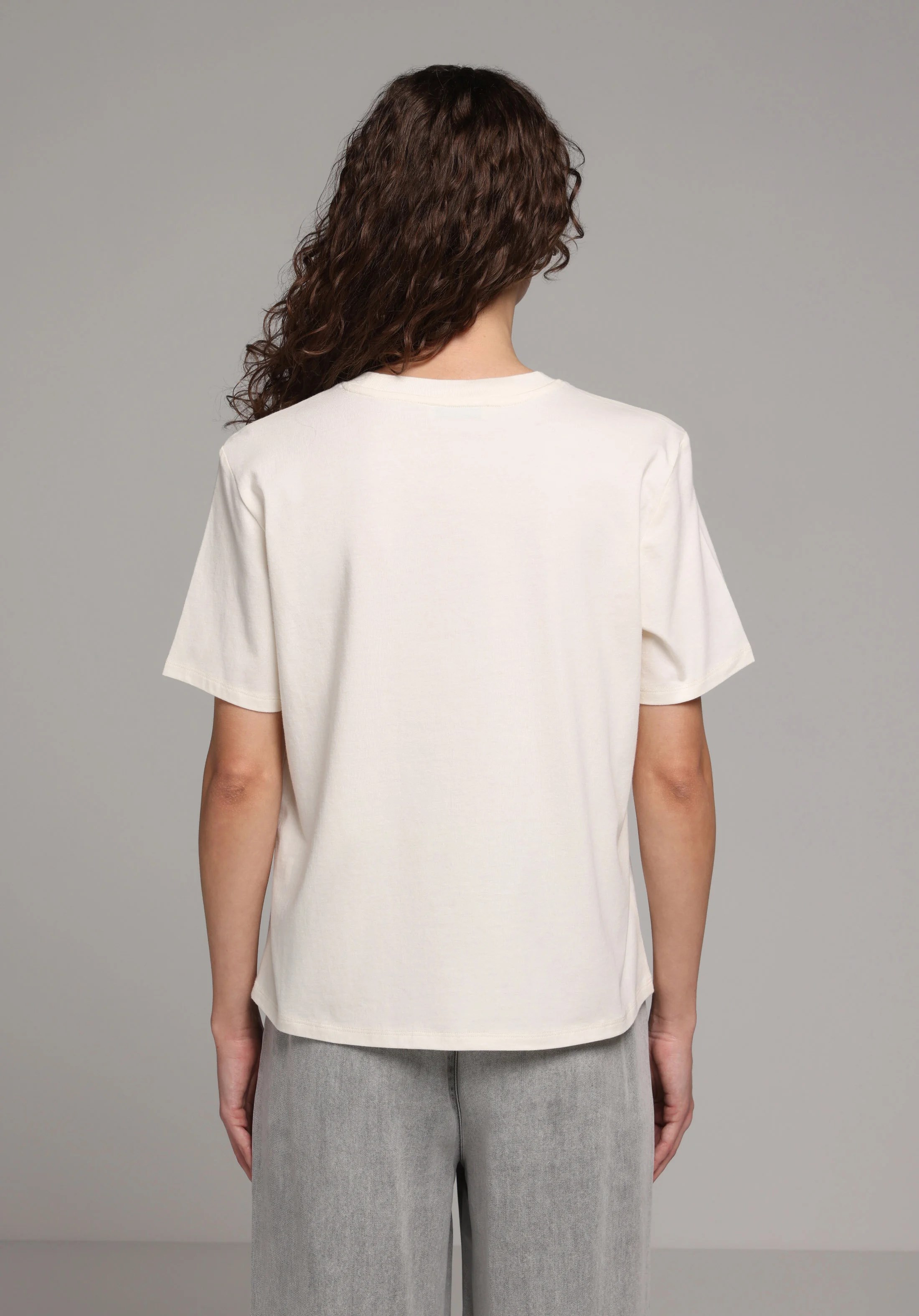 ÖRME KADIN KISA KOL T-SHIRT Regular Fit