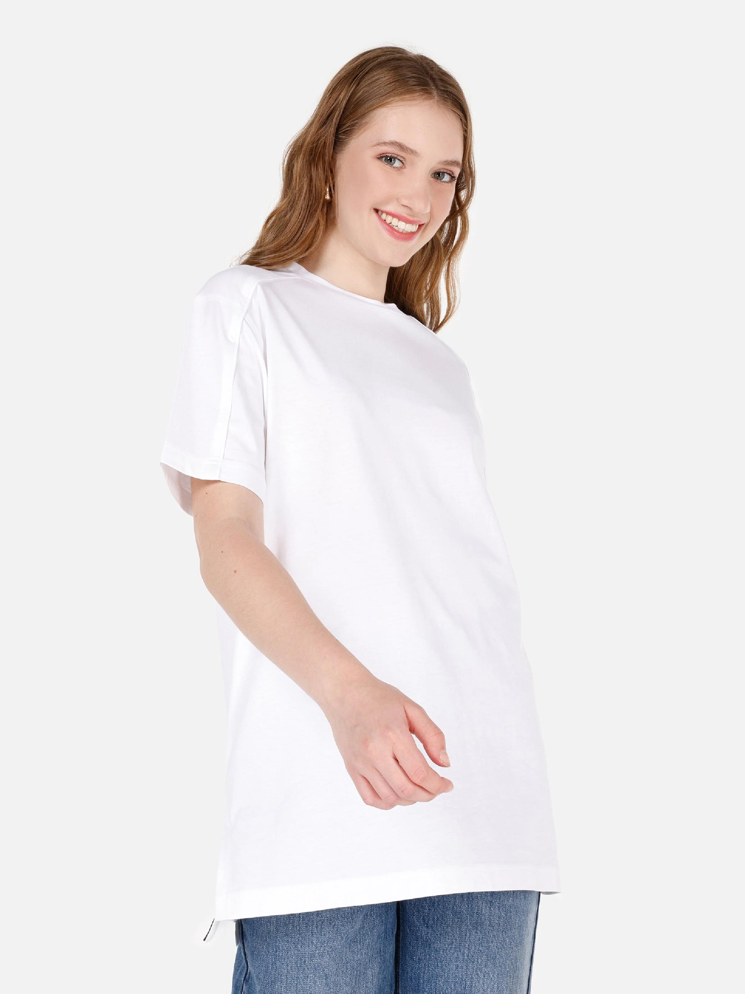 ÖRME KADIN KISA KOL T-SHIRT Regular Fit