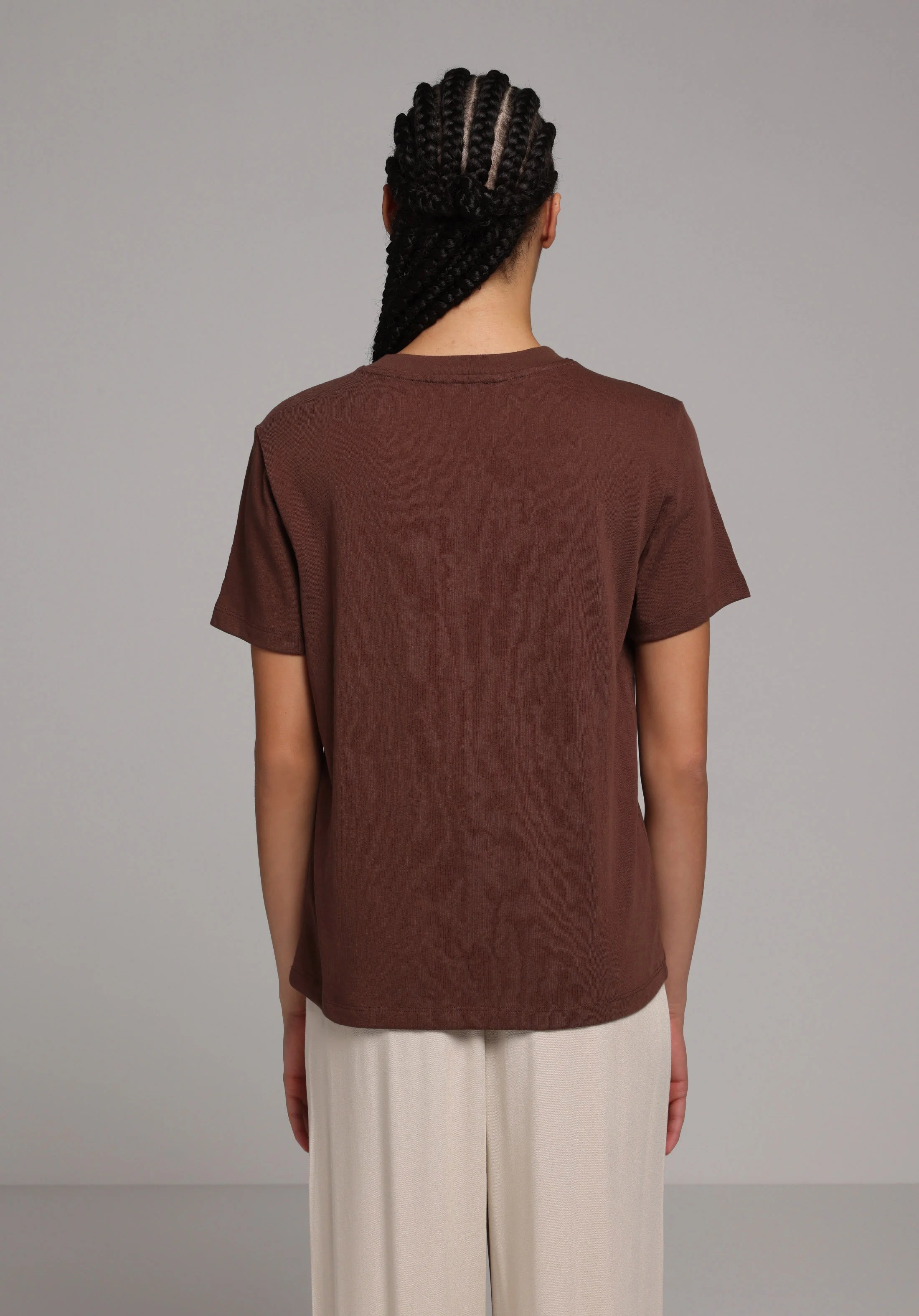ÖRME KADIN KISA KOL T-SHIRT Regular Fit
