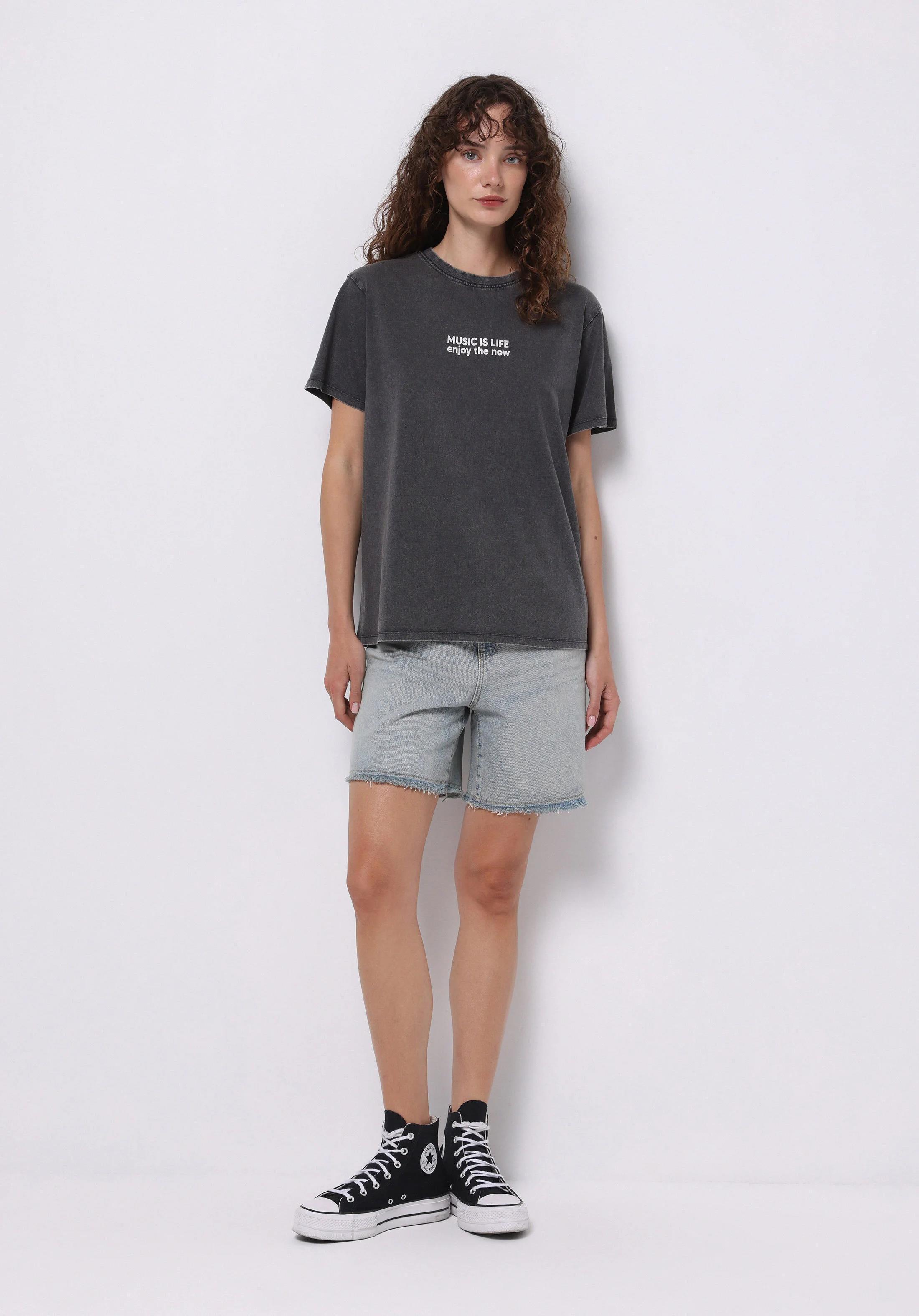 ÖRME KADIN KISA KOL T-SHIRT Regular Fit