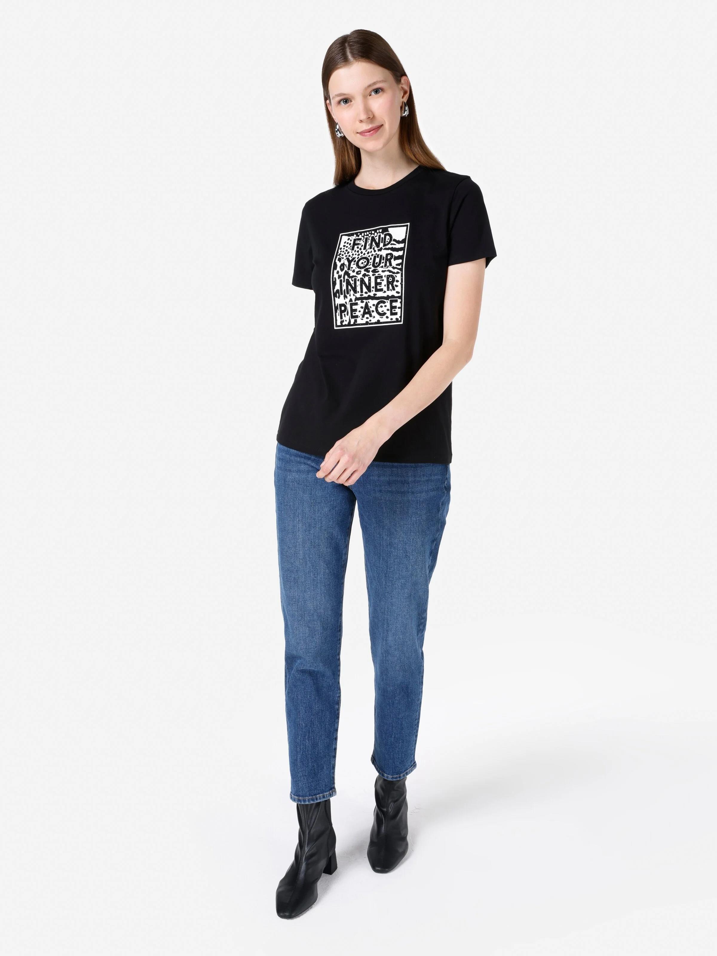 ÖRME KADIN KISA KOL T-SHIRT Regular Fit