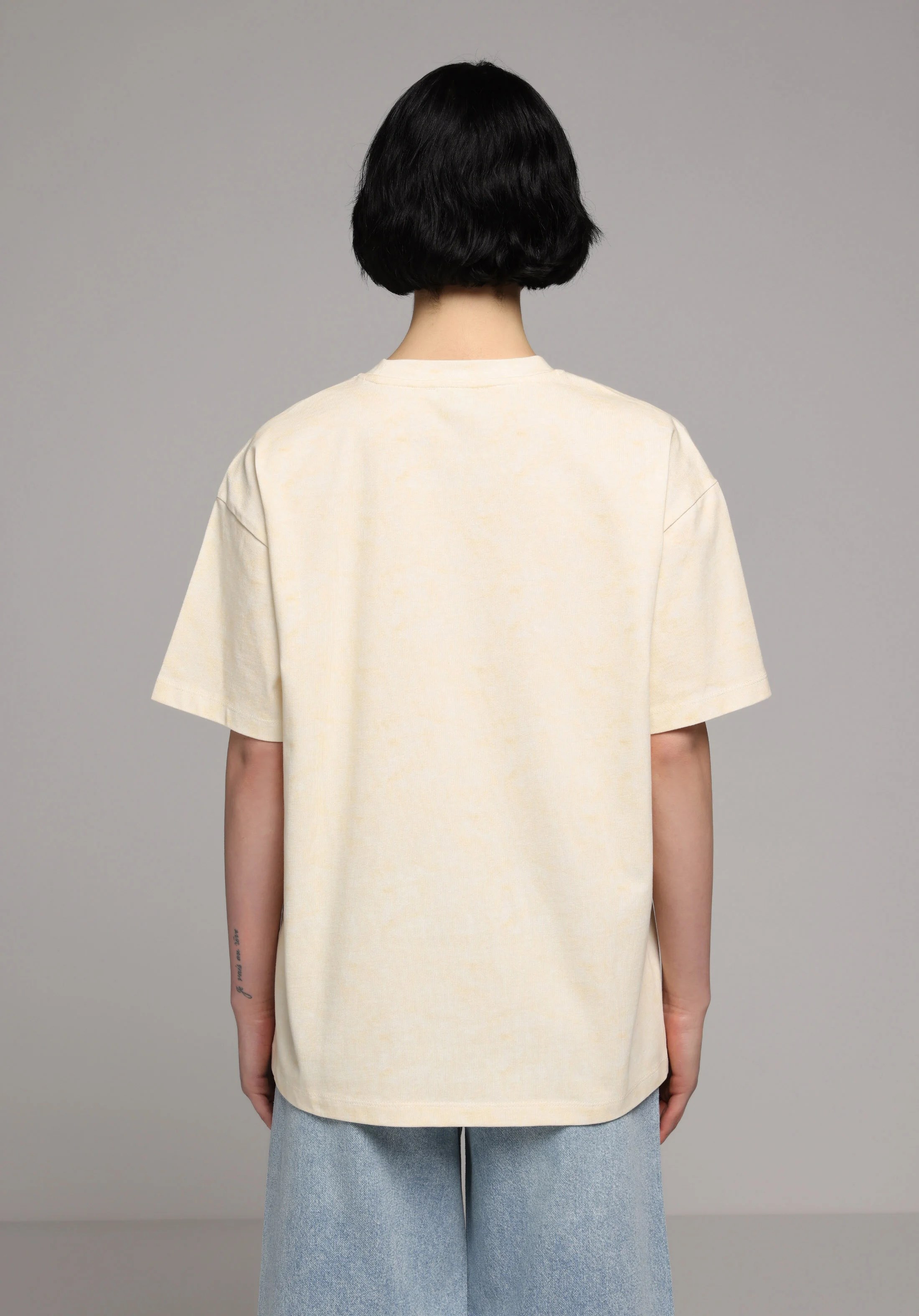 ÖRME KADIN KISA KOL T-SHIRT Relax Fit