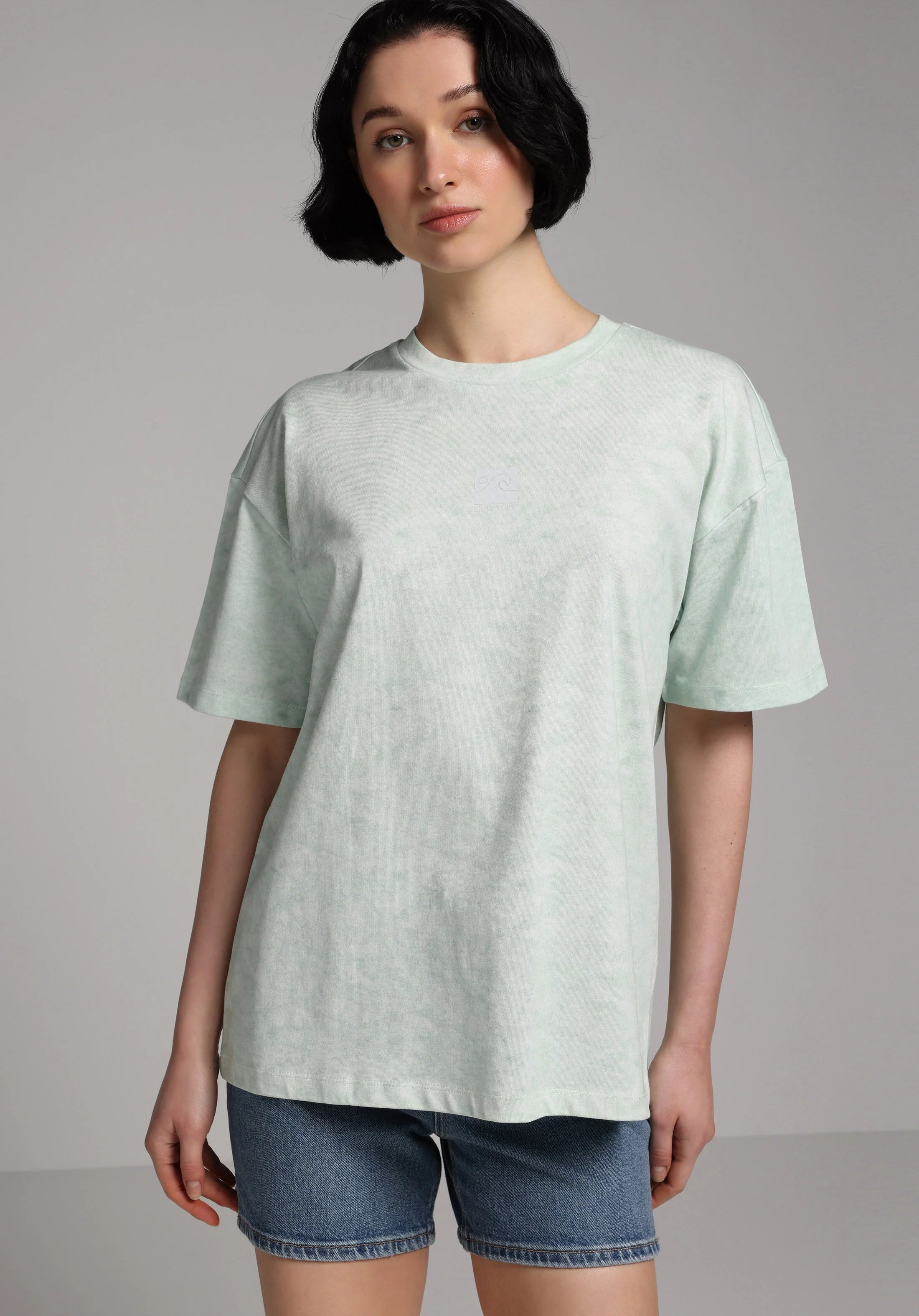 ÖRME KADIN KISA KOL T-SHIRT Relax Fit