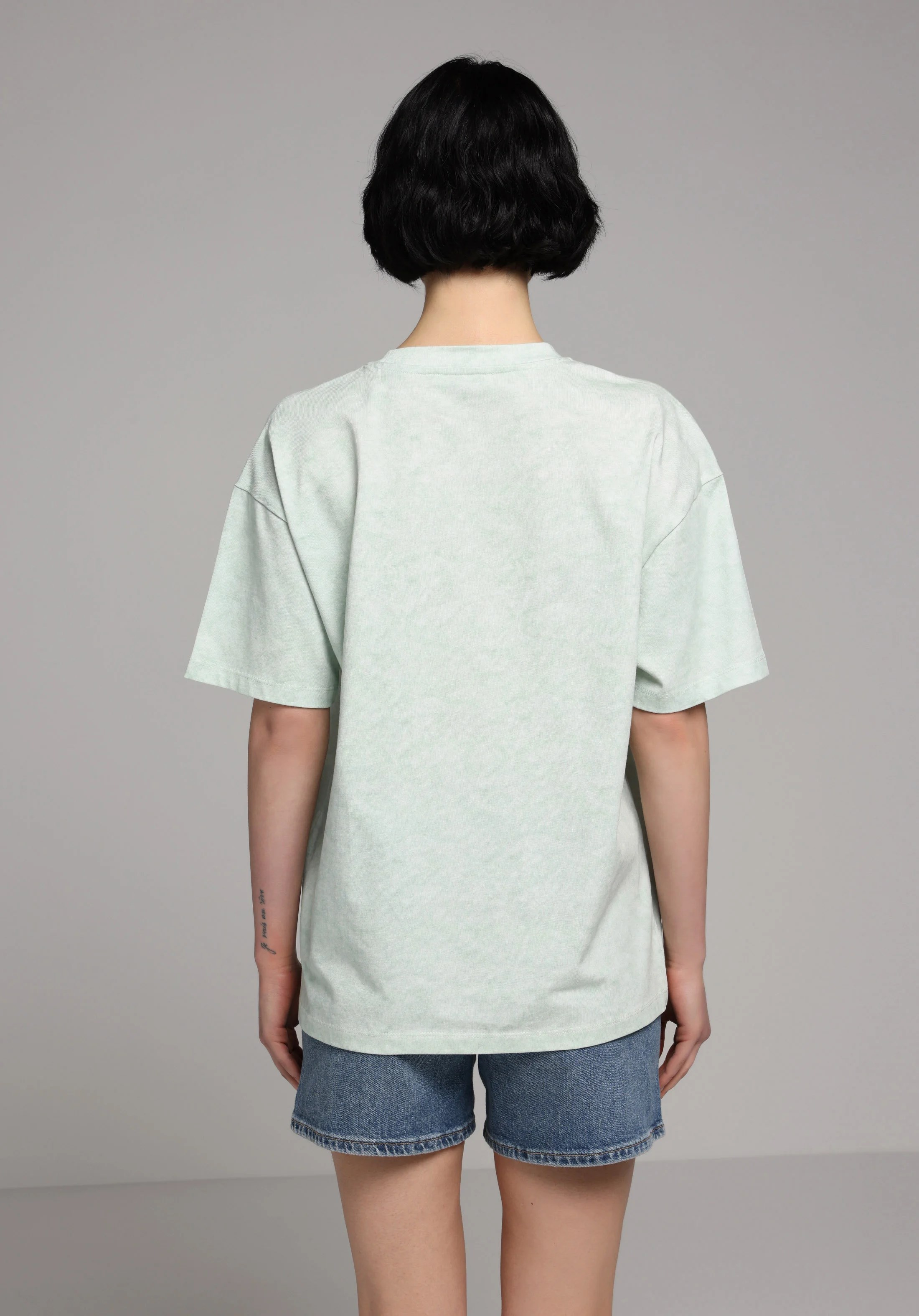 ÖRME KADIN KISA KOL T-SHIRT Relax Fit