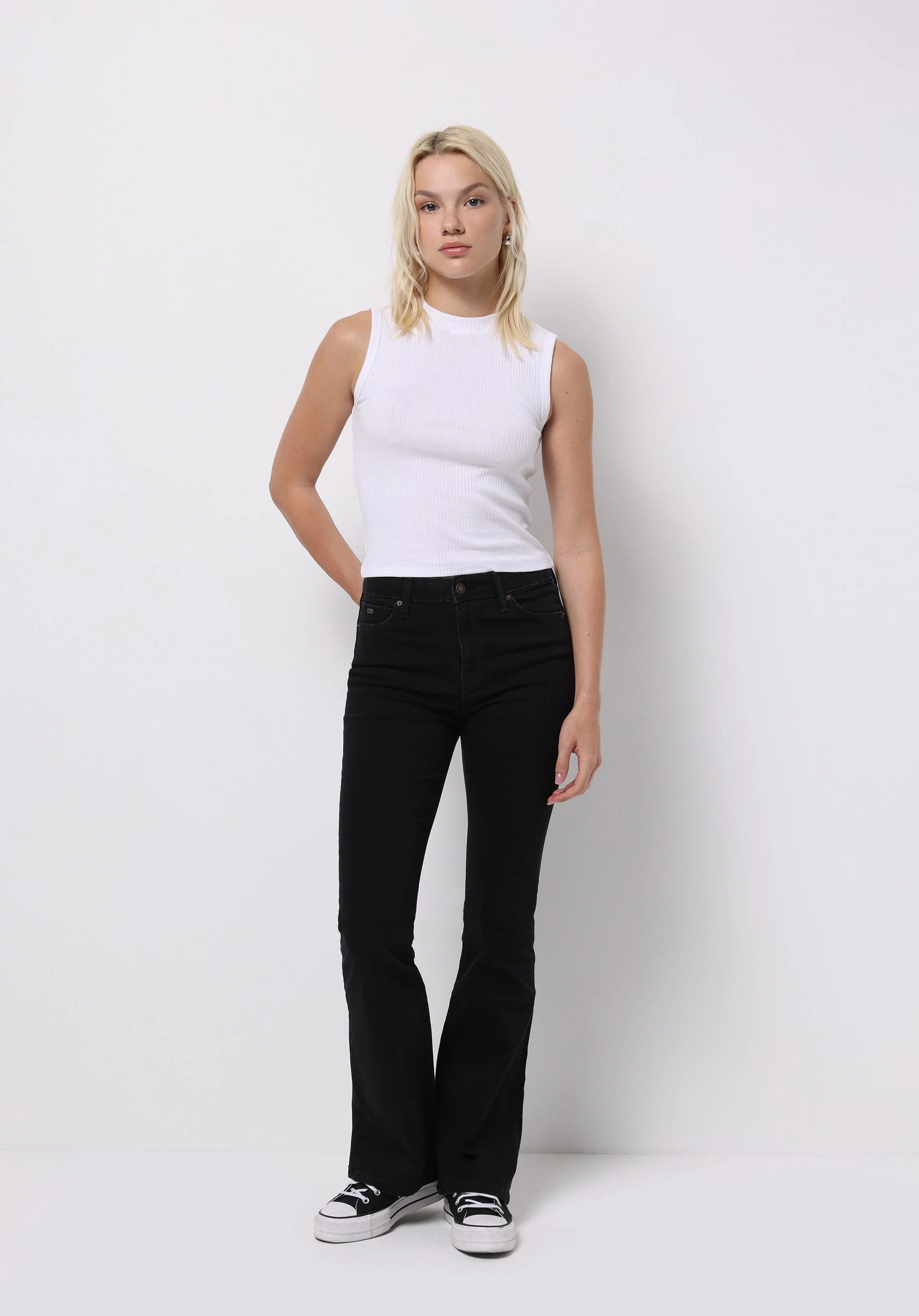 ÖRME KADIN KOLSUZ ATLET Slim Fit