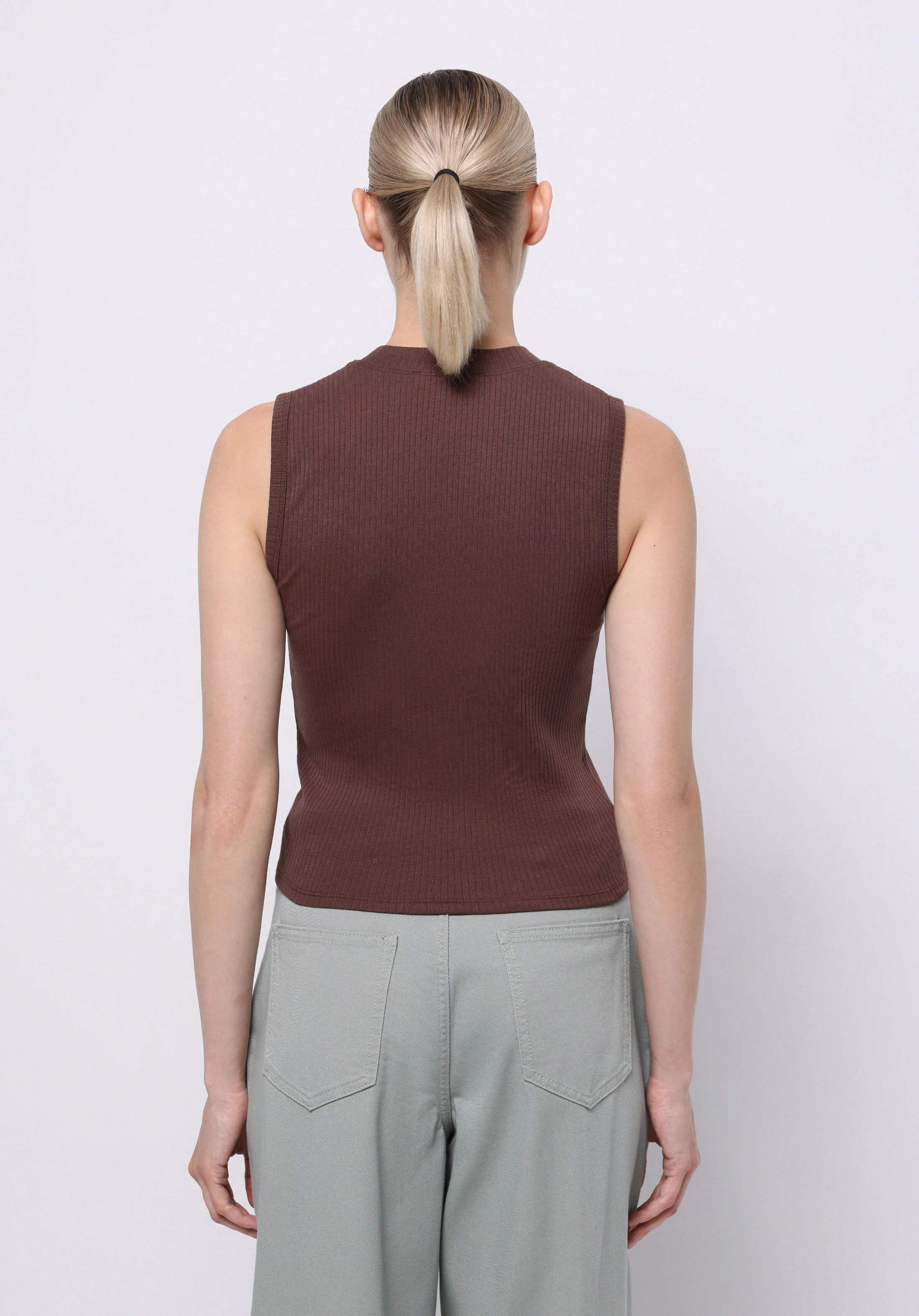 ÖRME KADIN KOLSUZ ATLET Slim Fit