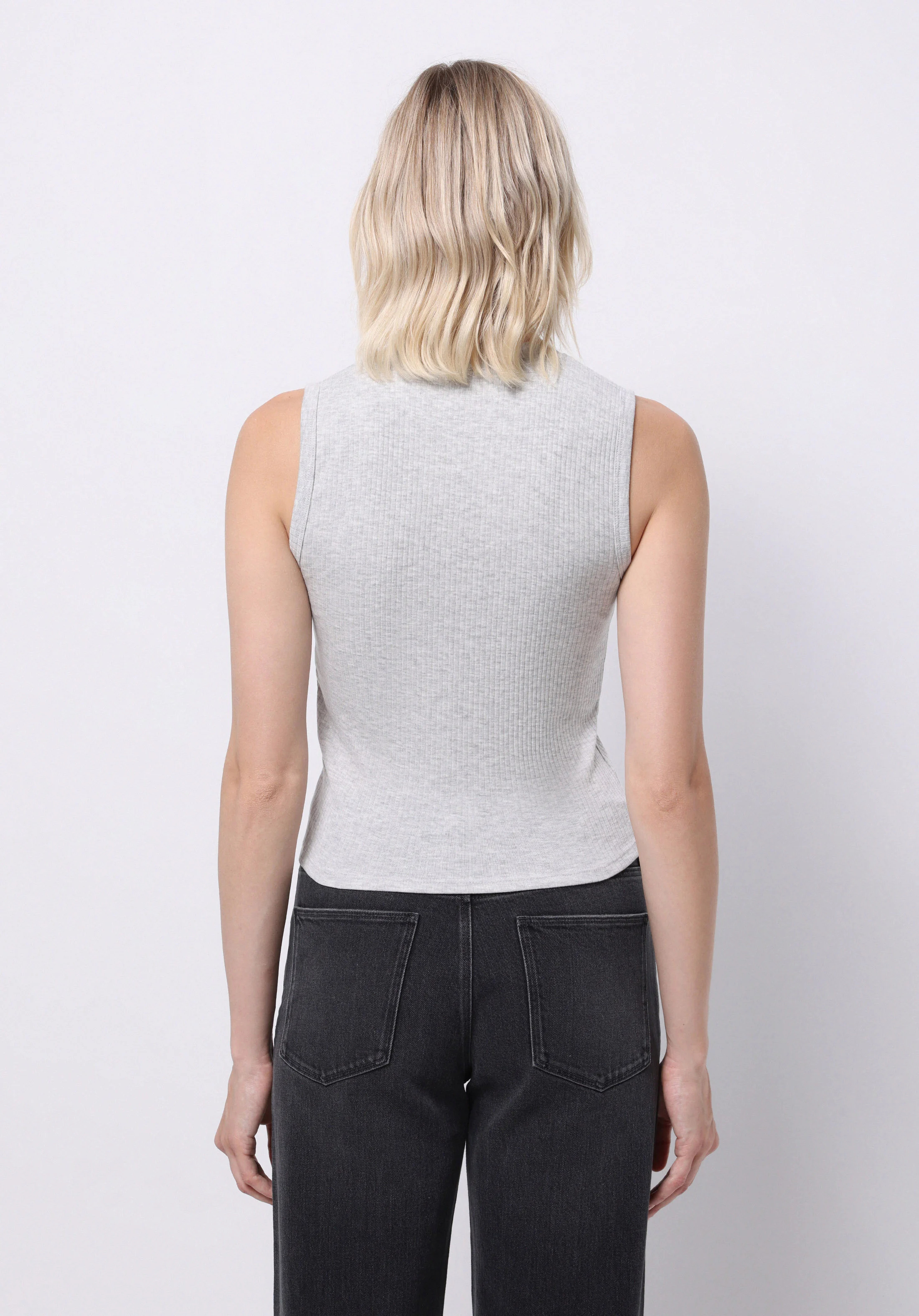 ÖRME KADIN KOLSUZ ATLET Slim Fit