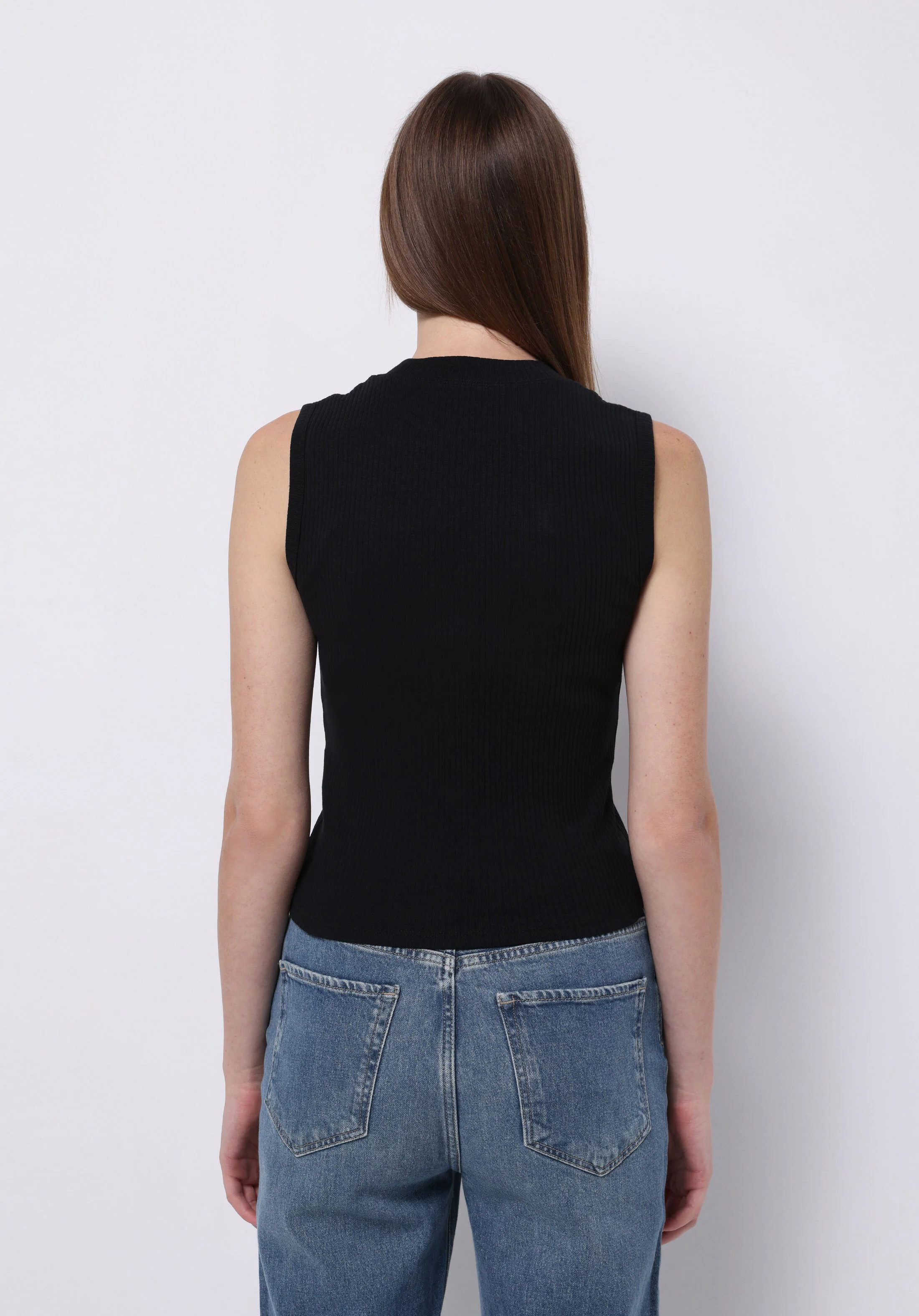 ÖRME KADIN KOLSUZ ATLET Slim Fit