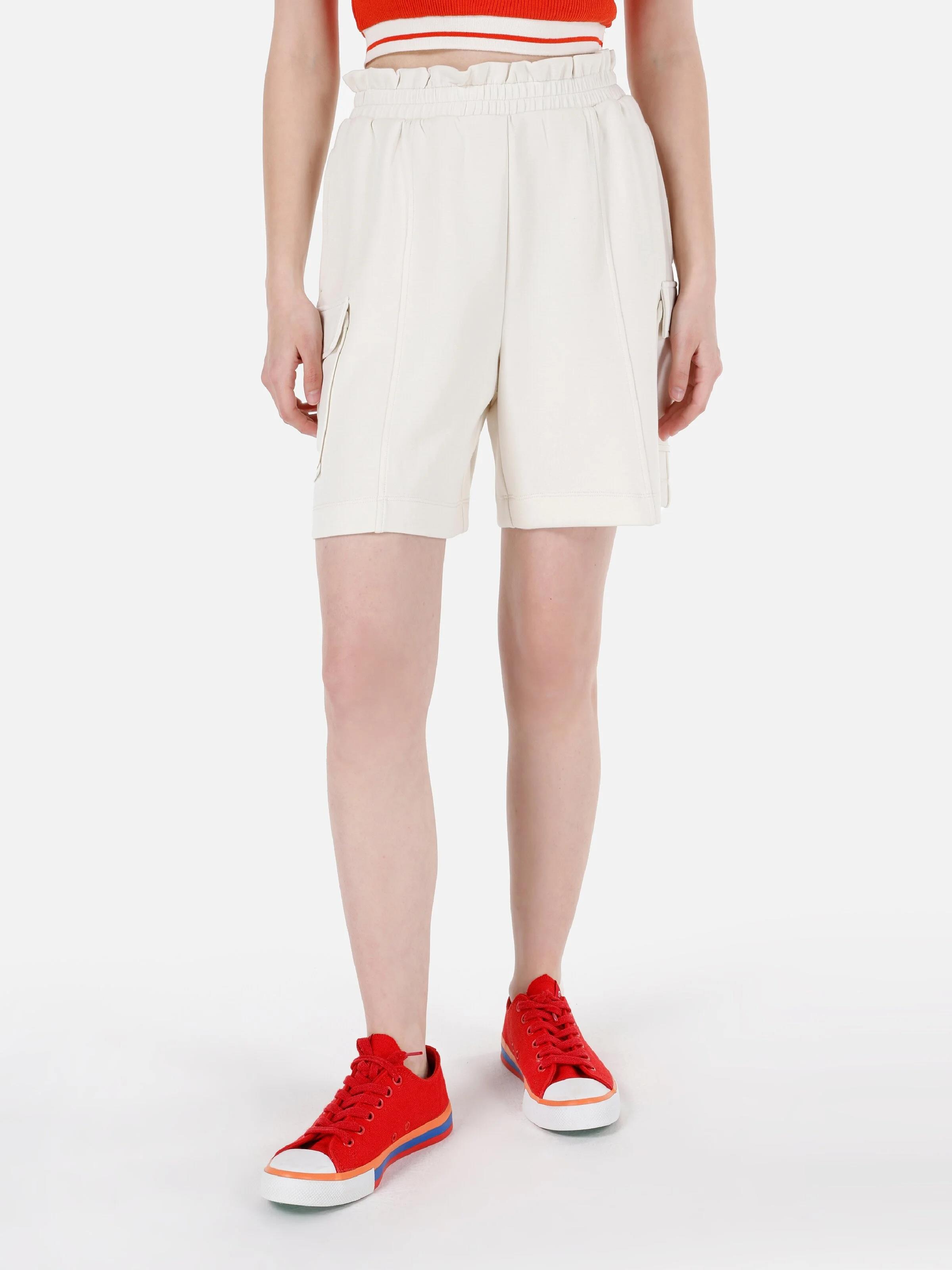 ÖRME KADIN ŞORT Regular Fit