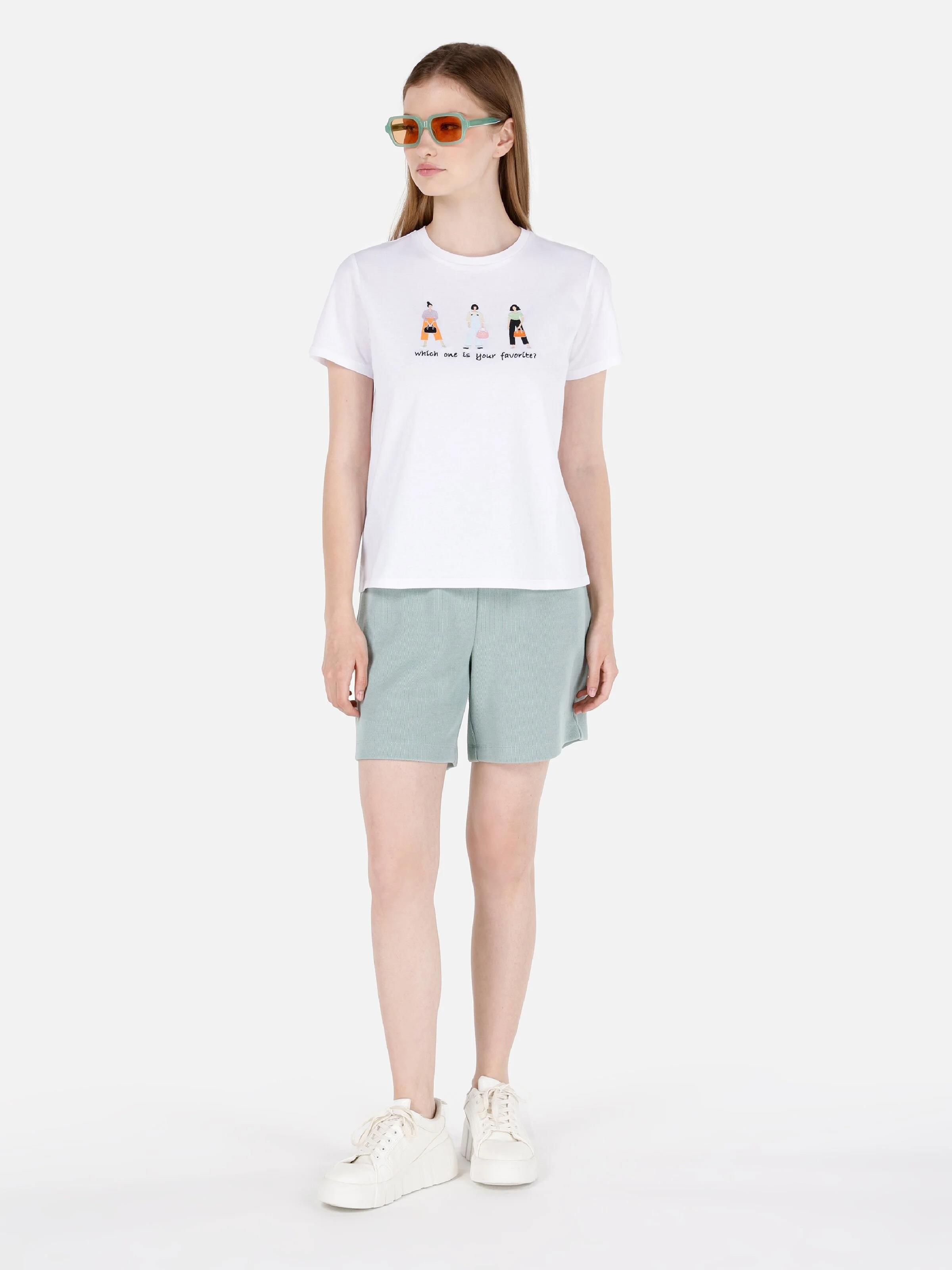 ÖRME KADIN ŞORT Regular Fit