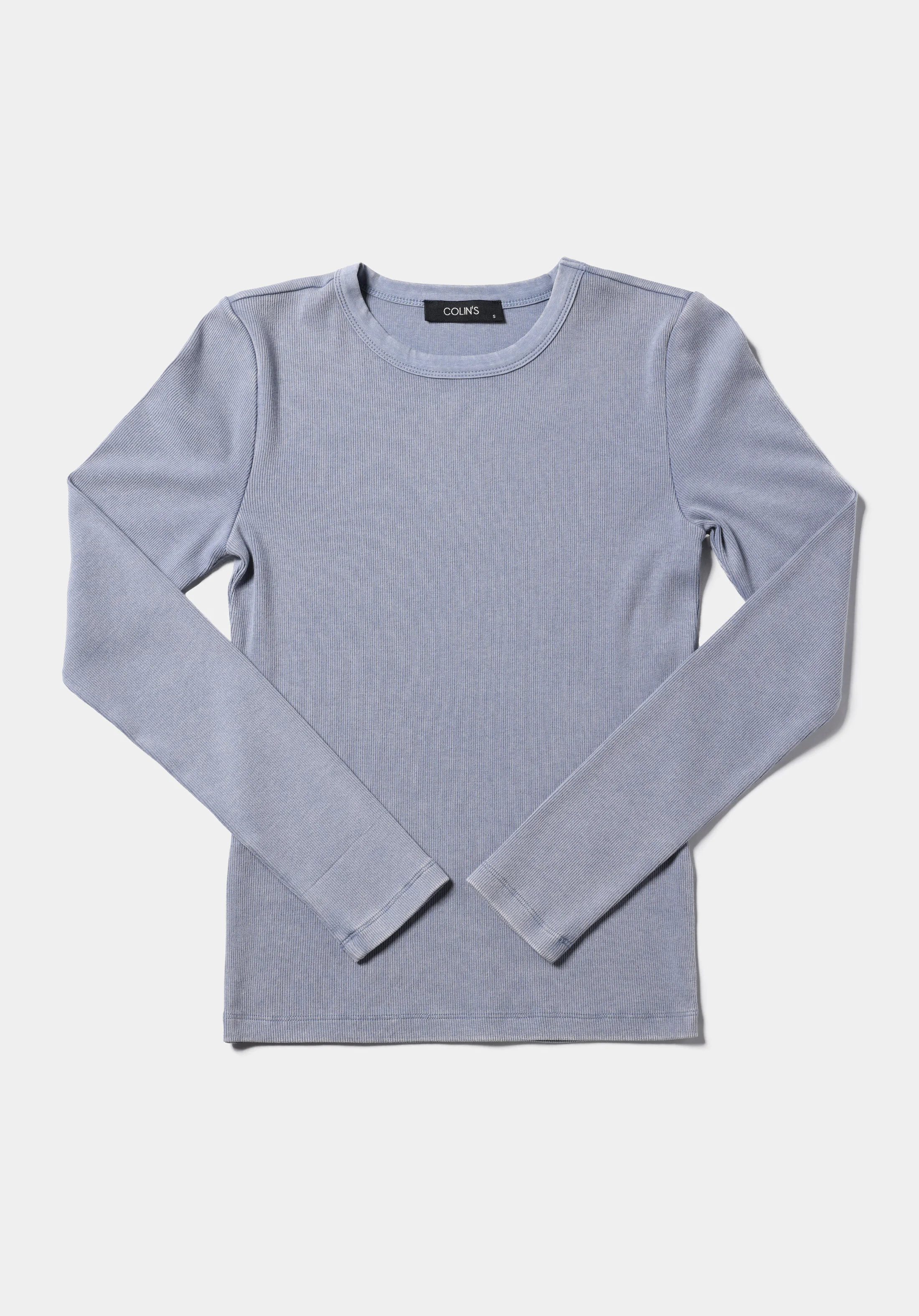 ÖRME KADIN UZUN KOL T-SHIRT Slim Fit