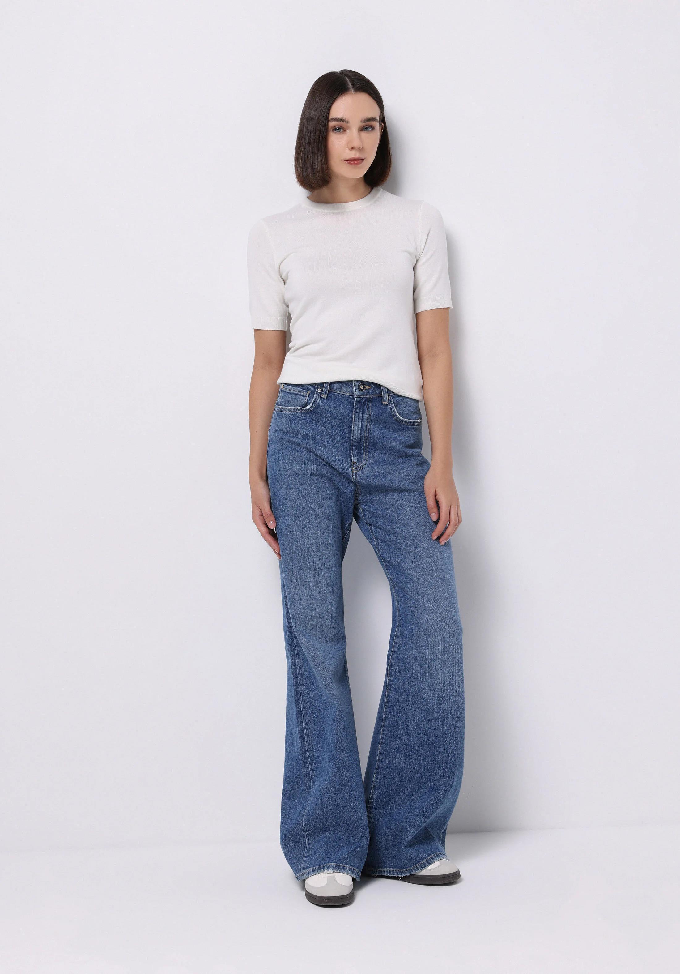 TRIKO KADIN KISA KOL KAZAK Slim Fit