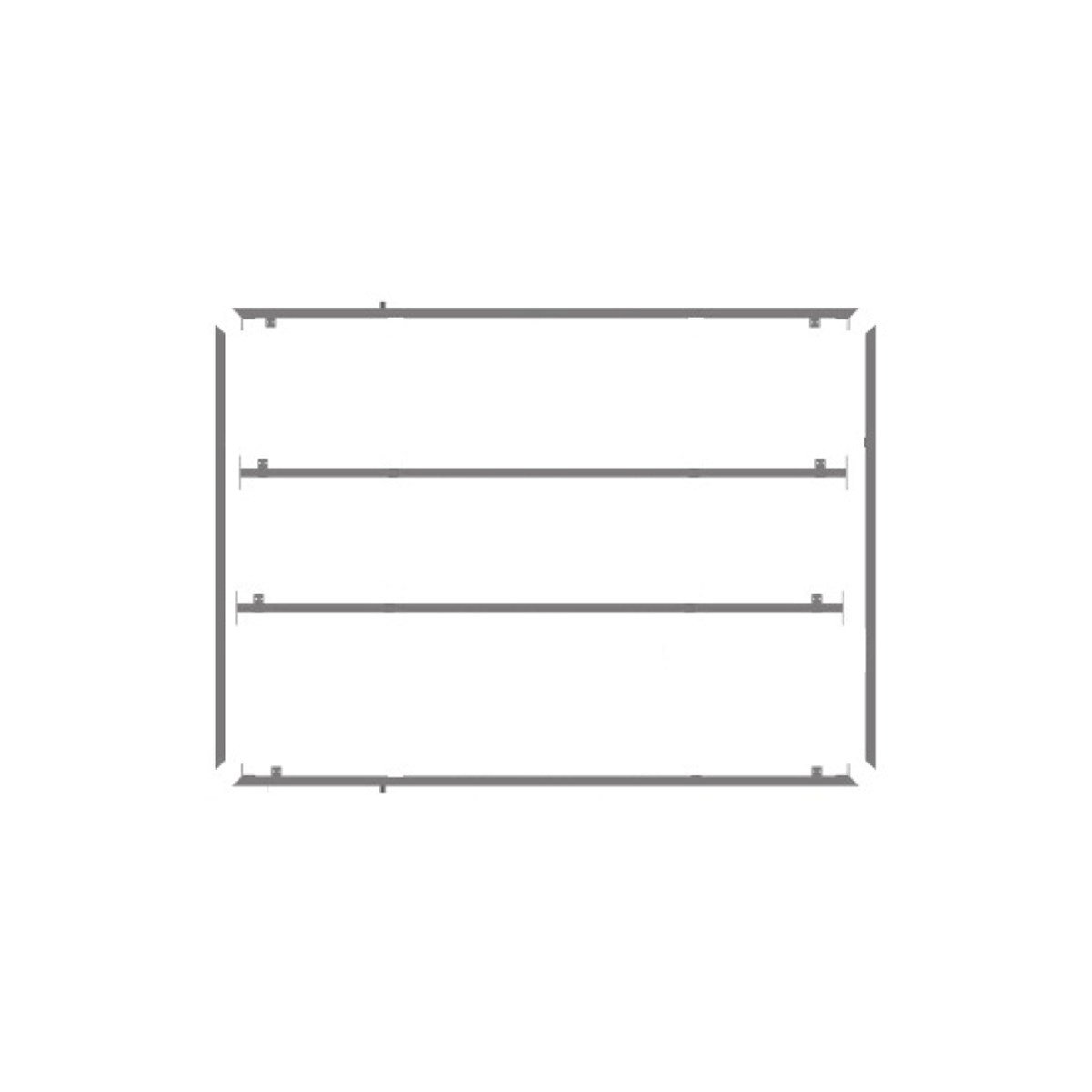 140*190 Dik Açılır Somyalı Mekanizma Raflı