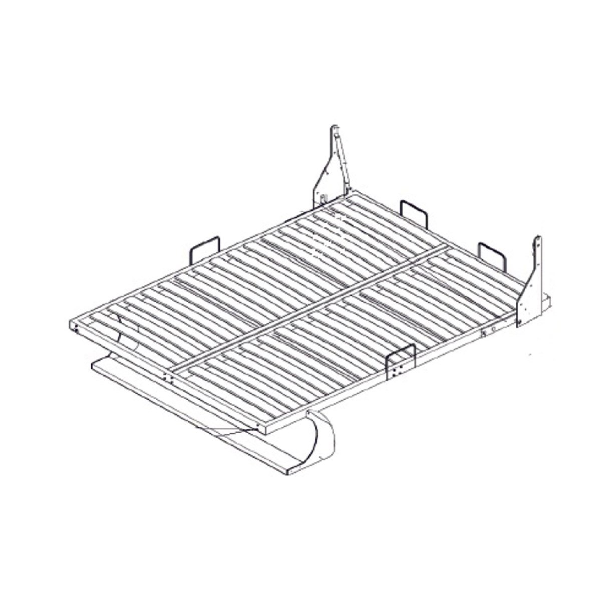 140*190 Dik Açılır Somyalı Mekanizma Raflı