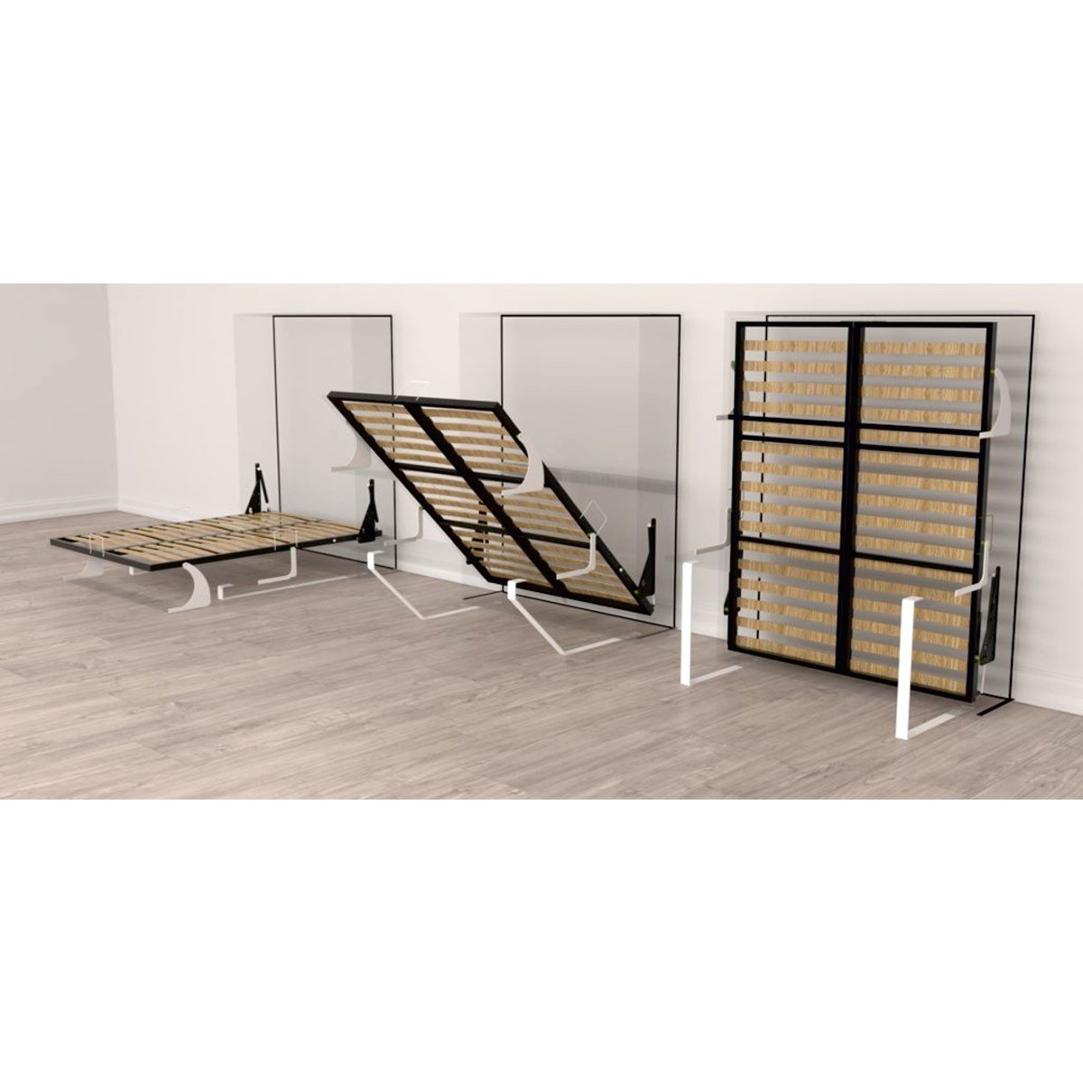 140*190 Sik Açılır Somyalı Raf ve Masalı