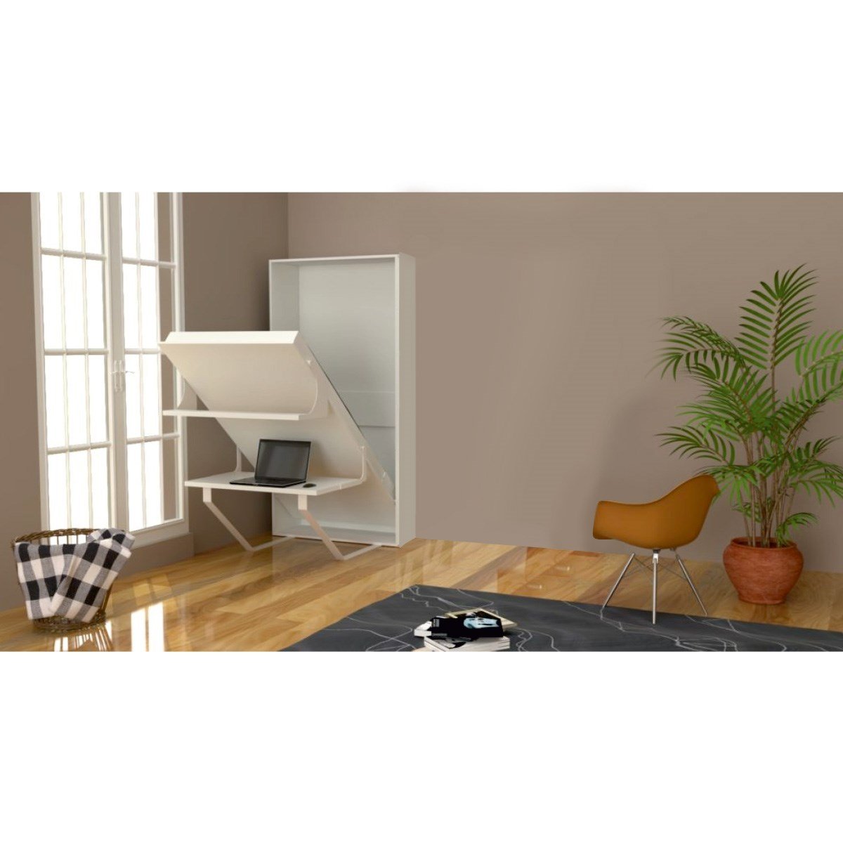 Tek Kişilik Dikey Mekanizmalı Yatak