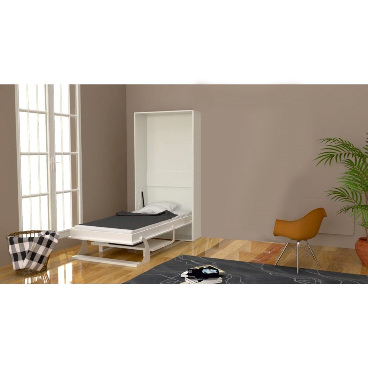 Tek Kişilik Dikey Mekanizmalı Yatak