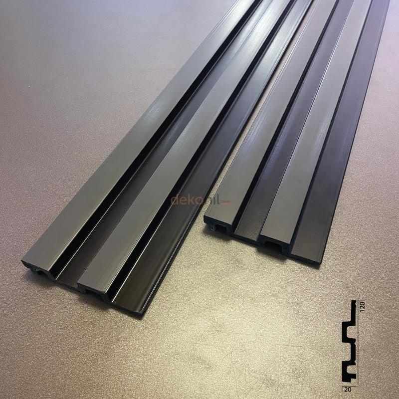 Antrasit Siyah Duvar ve Tavan Lambri 12cm