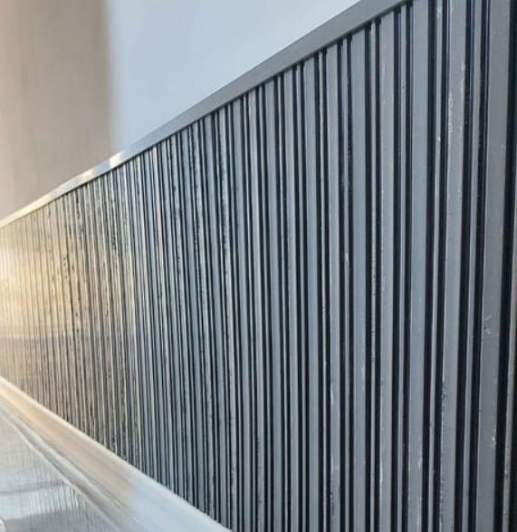 DE120- 12CM Elegance Gri-Siyah Lambri