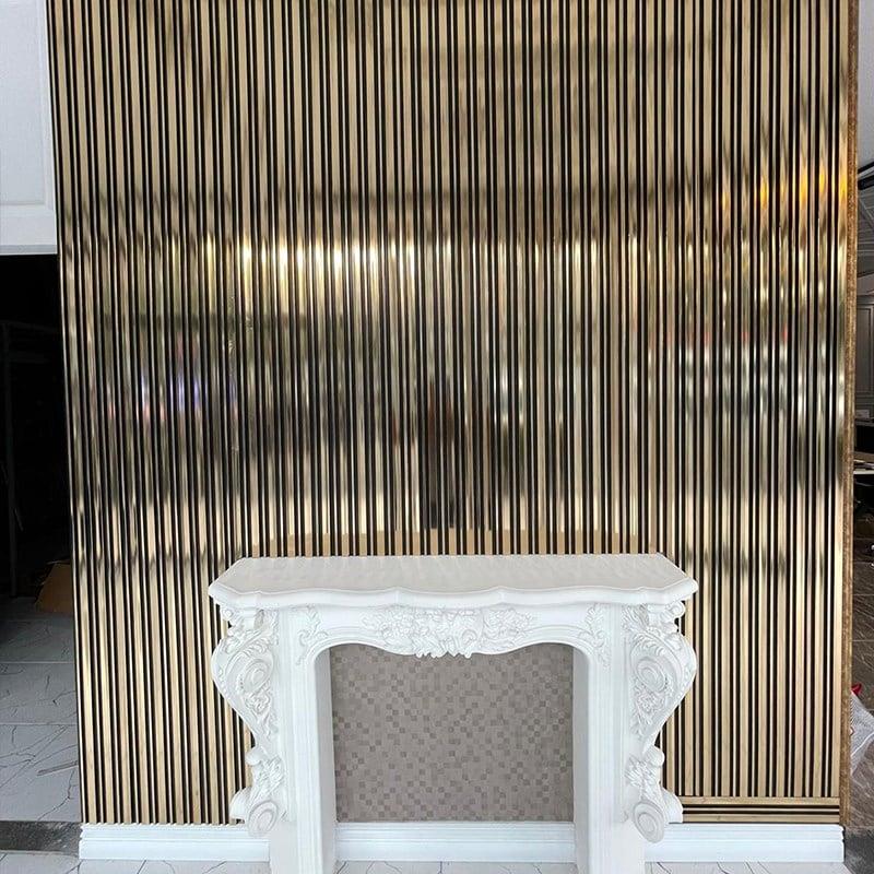 DE120-SA GOLD SİYAH TAVAN VE DUVAR LAMBRİ 12CM