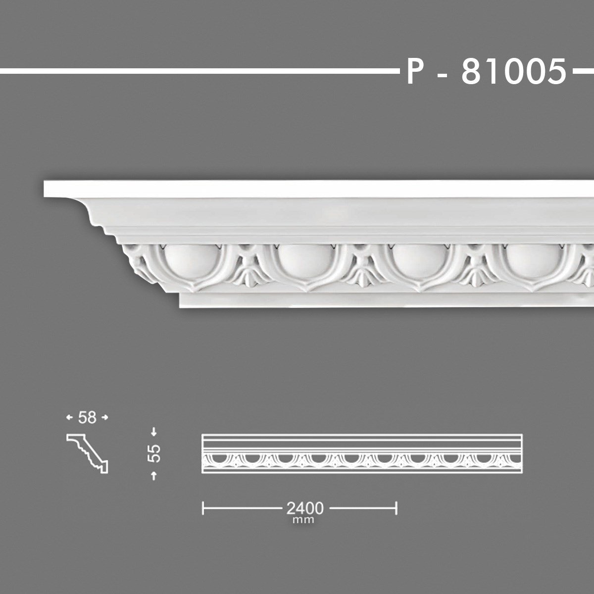 Desenli Kartonpiyer P-81005
