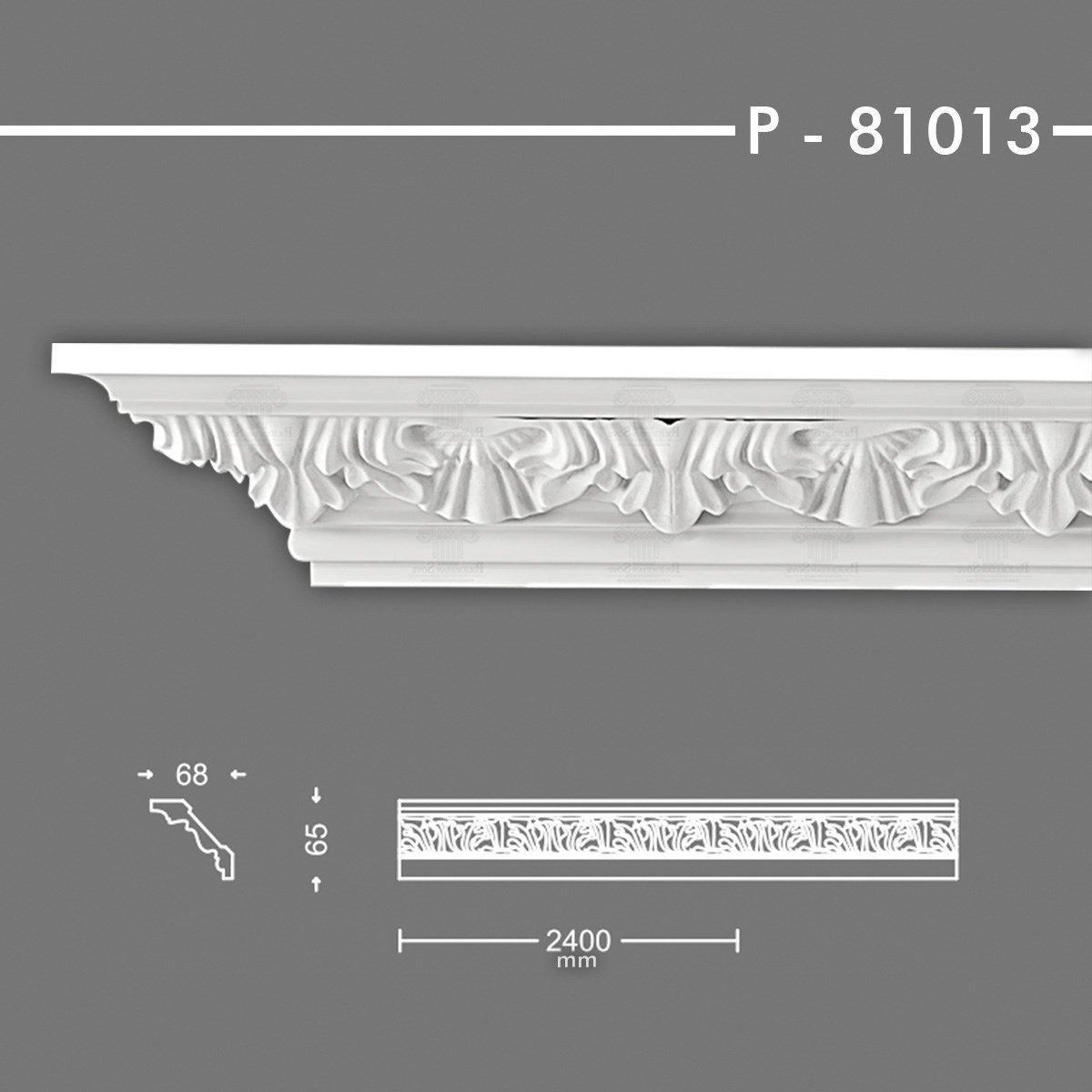 Desenli Kartonpiyer P-81013