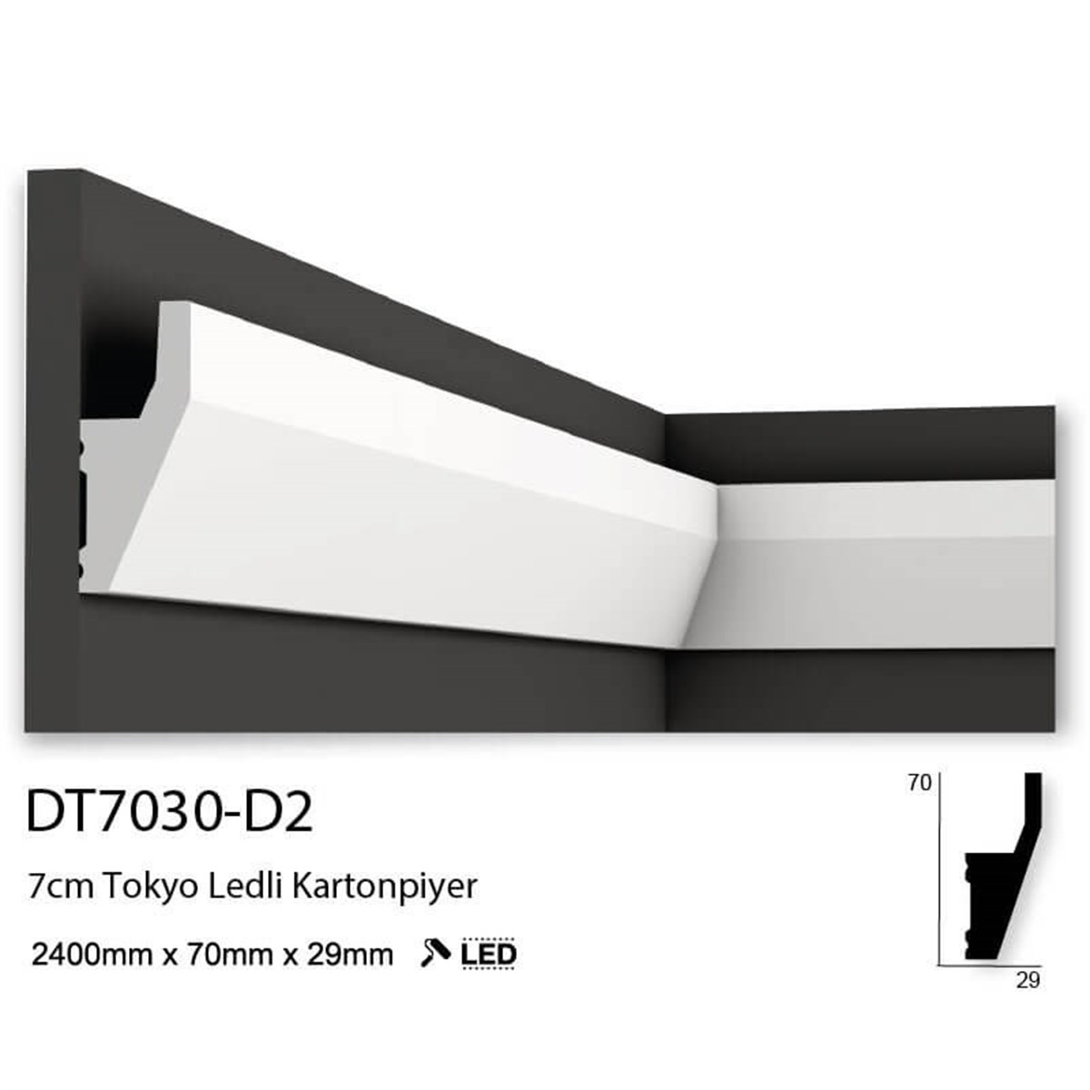 DT7030-D2 Dekorasyon Profili