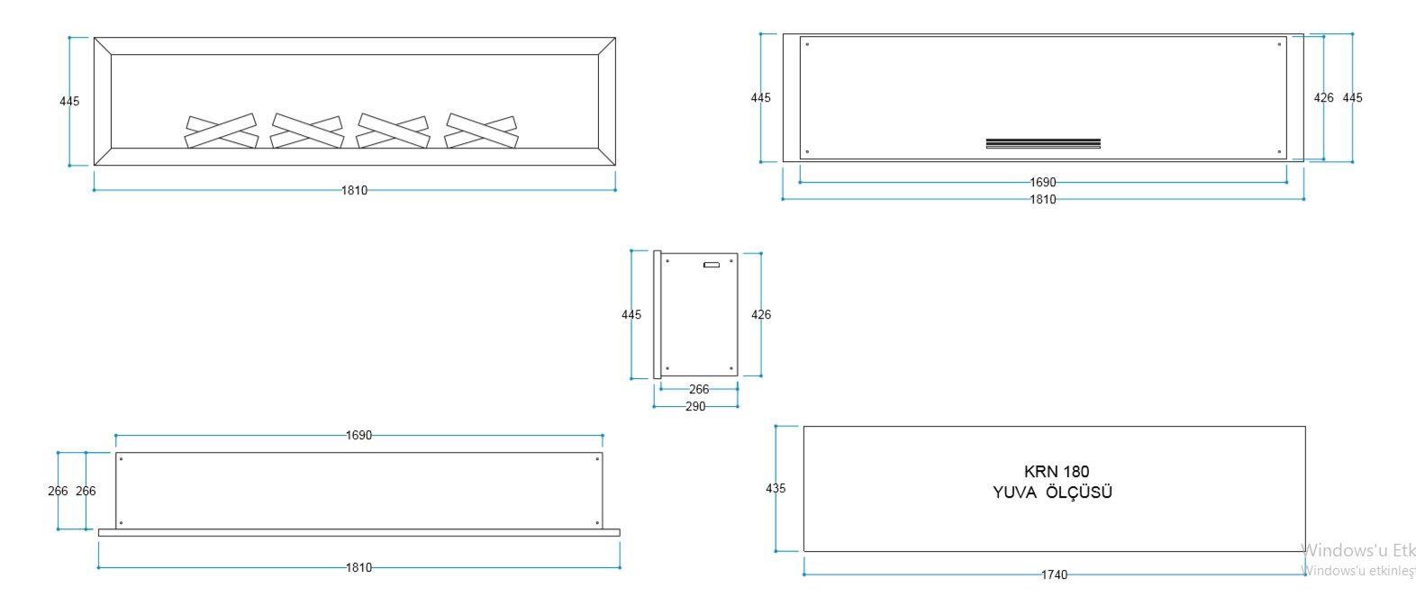 ELEKTİRİKLİ ŞÖMİNE