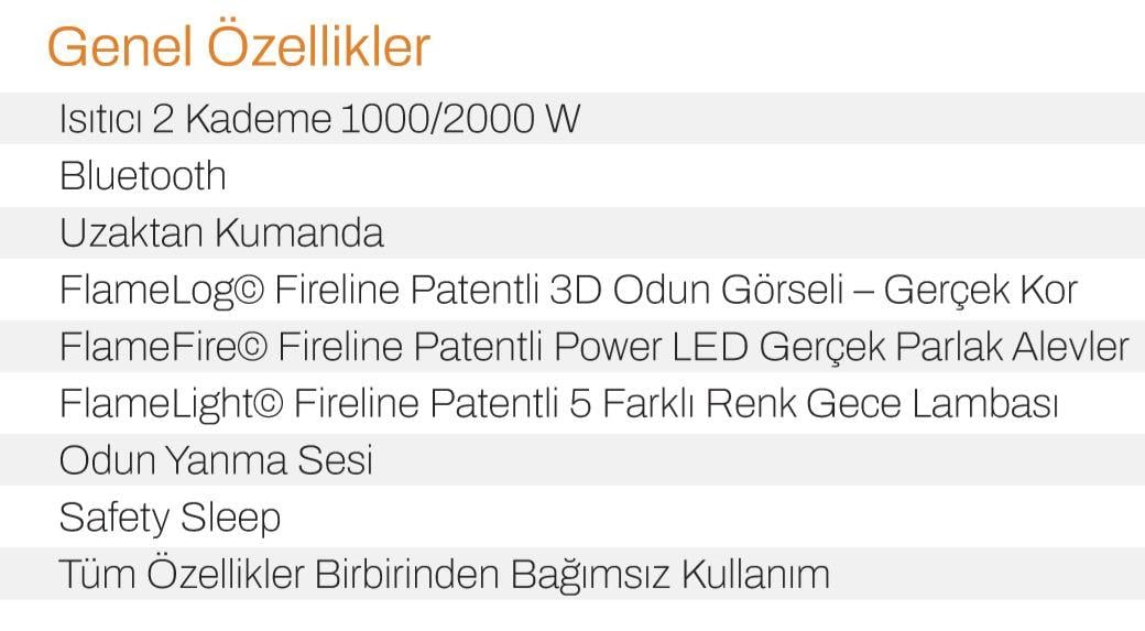 ELEKTİRİKLİ ŞÖMİNE