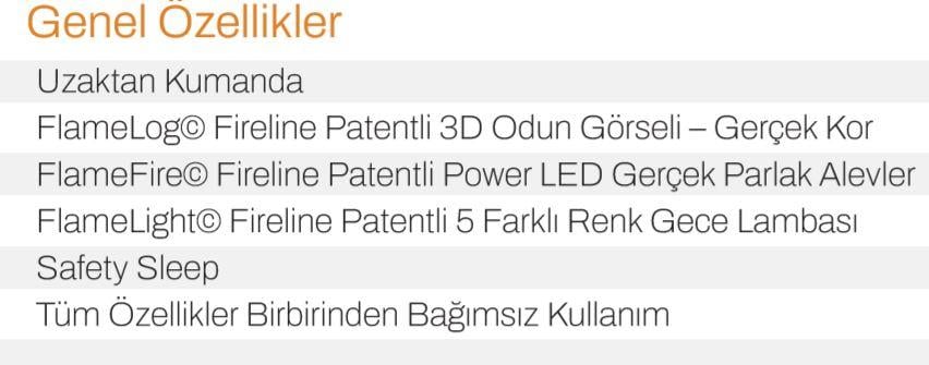 ELEKTİRİKLİ ŞÖMİNE