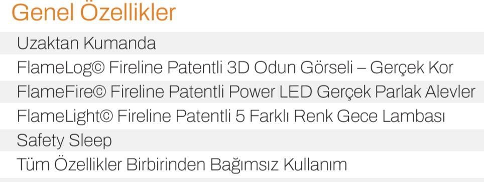 ELEKTİRİKLİ ŞÖMİNE