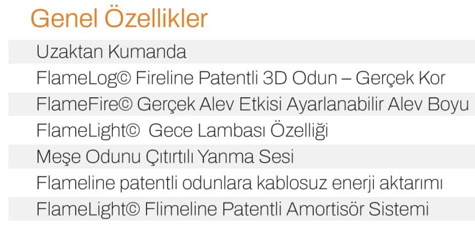 ELEKTİRİKLİ ŞÖMİNE