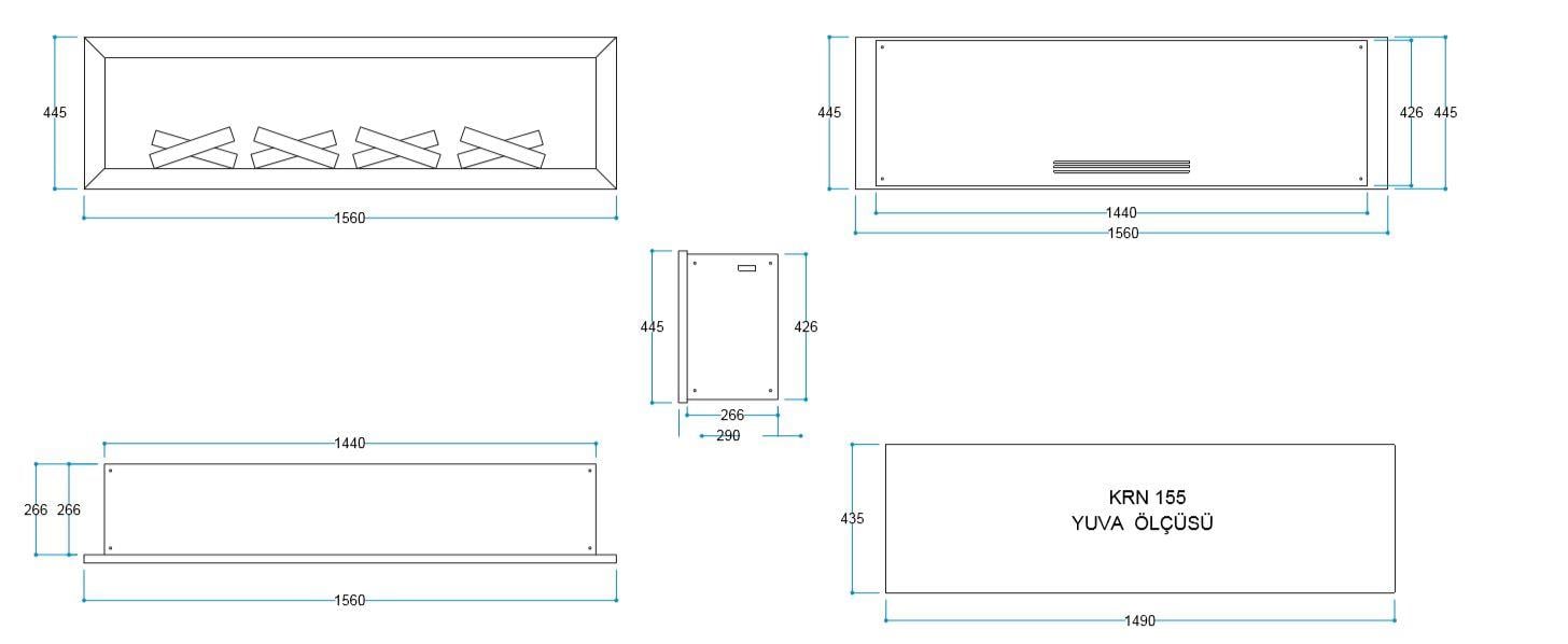 ELEKTİRİKLİ ŞÖMİNE