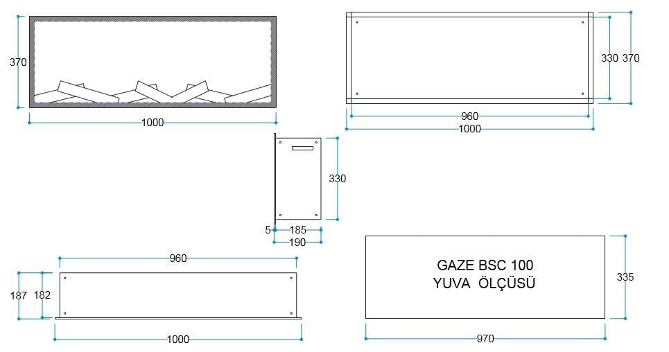 ELEKTİRİKLİ ŞÖMİNE