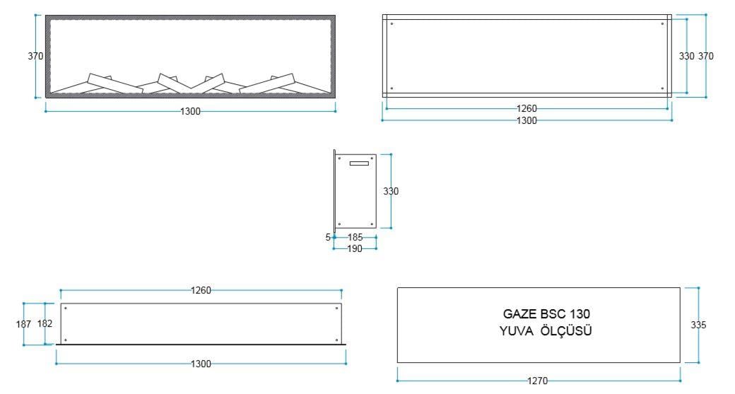 ELEKTİRİKLİ ŞÖMİNE