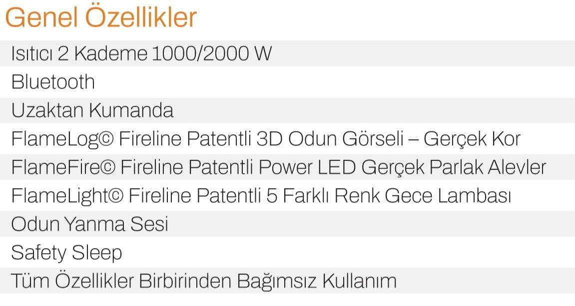 ELEKTİRİKLİ ŞÖMİNE