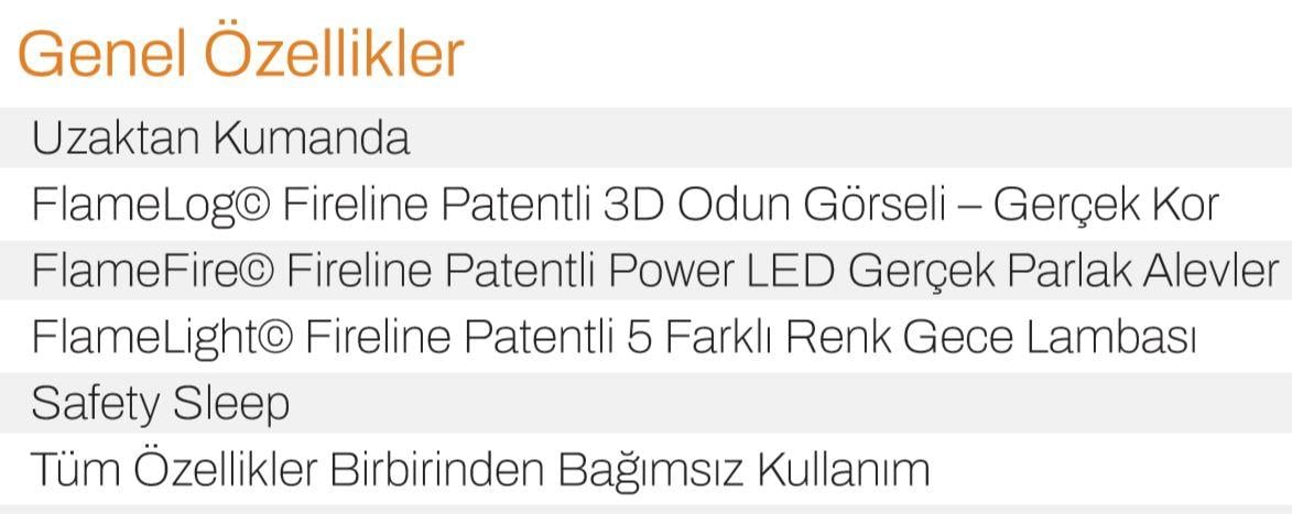 ELEKTİRİKLİ ŞÖMİNE