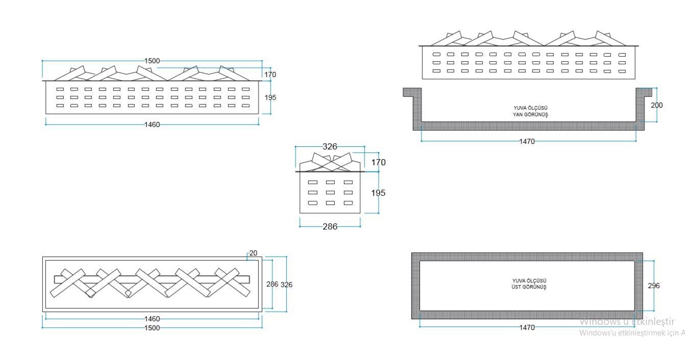 ELEKTİRİKLİ ŞÖMİNE