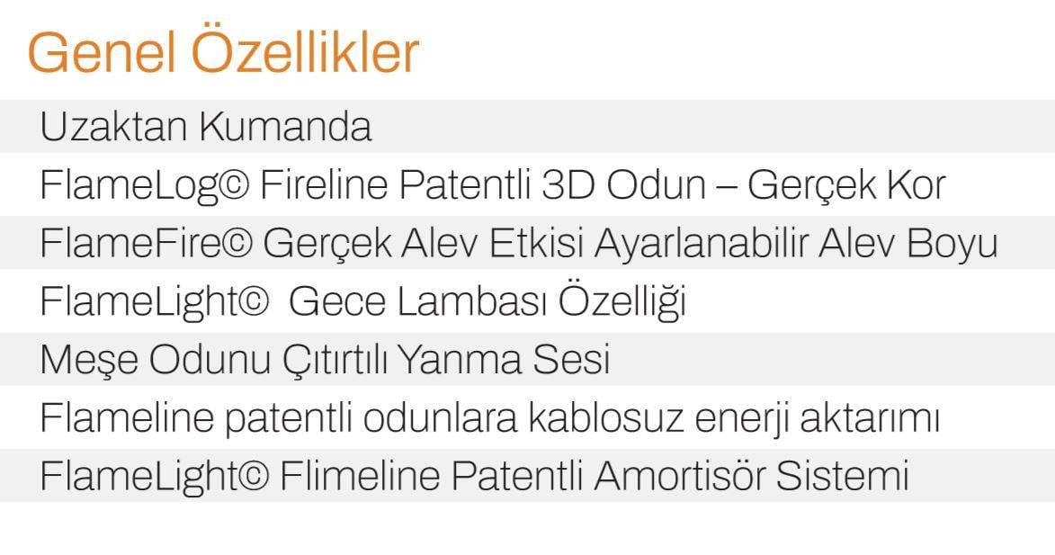 ELEKTİRİKLİ ŞÖMİNE