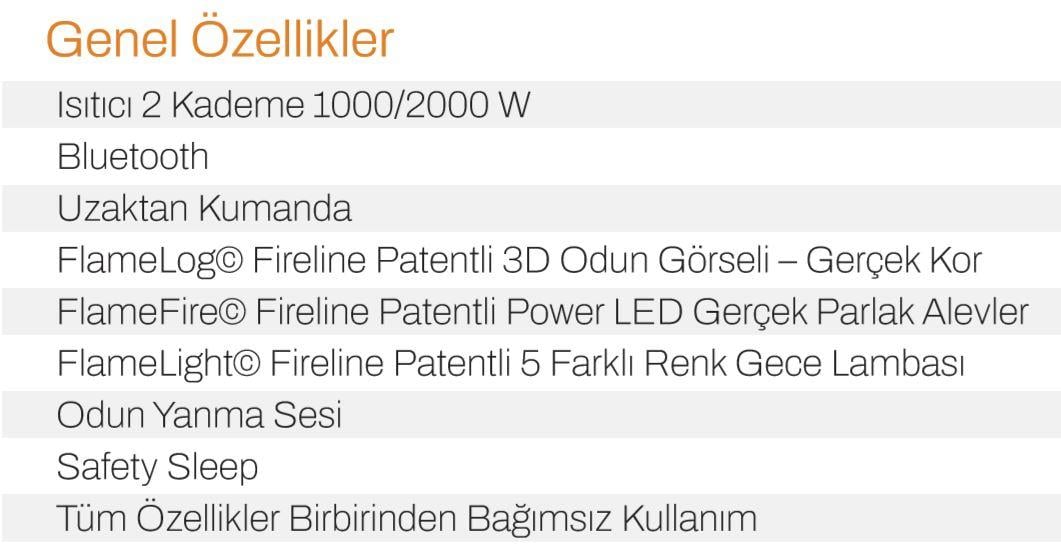 ELEKTİRİKLİ ŞÖMİNE