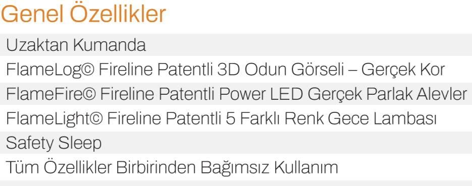ELEKTİRİKLİ ŞÖMİNE