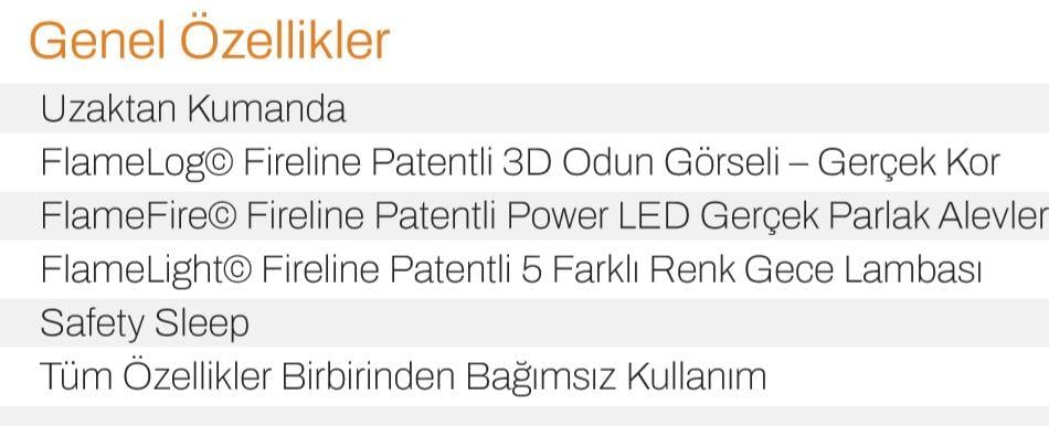 ELEKTİRİKLİ ŞÖMİNE