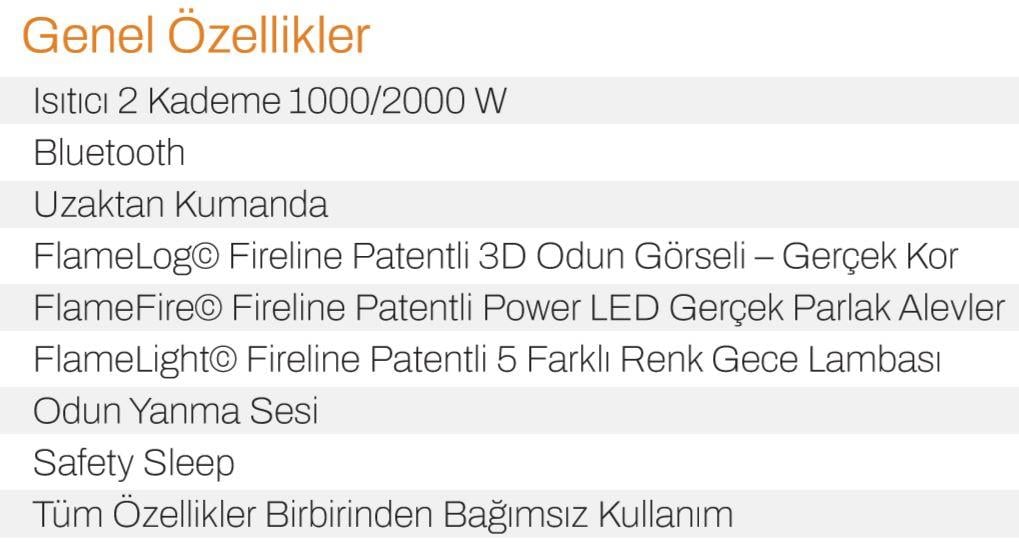 ELEKTİRİKLİ ŞÖMİNE