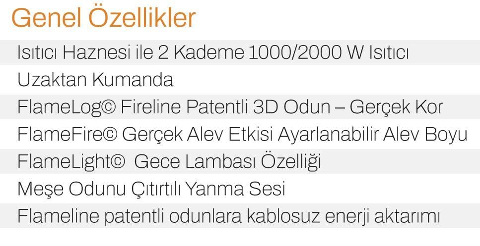 ELEKTİRİKLİ ŞÖMİNE